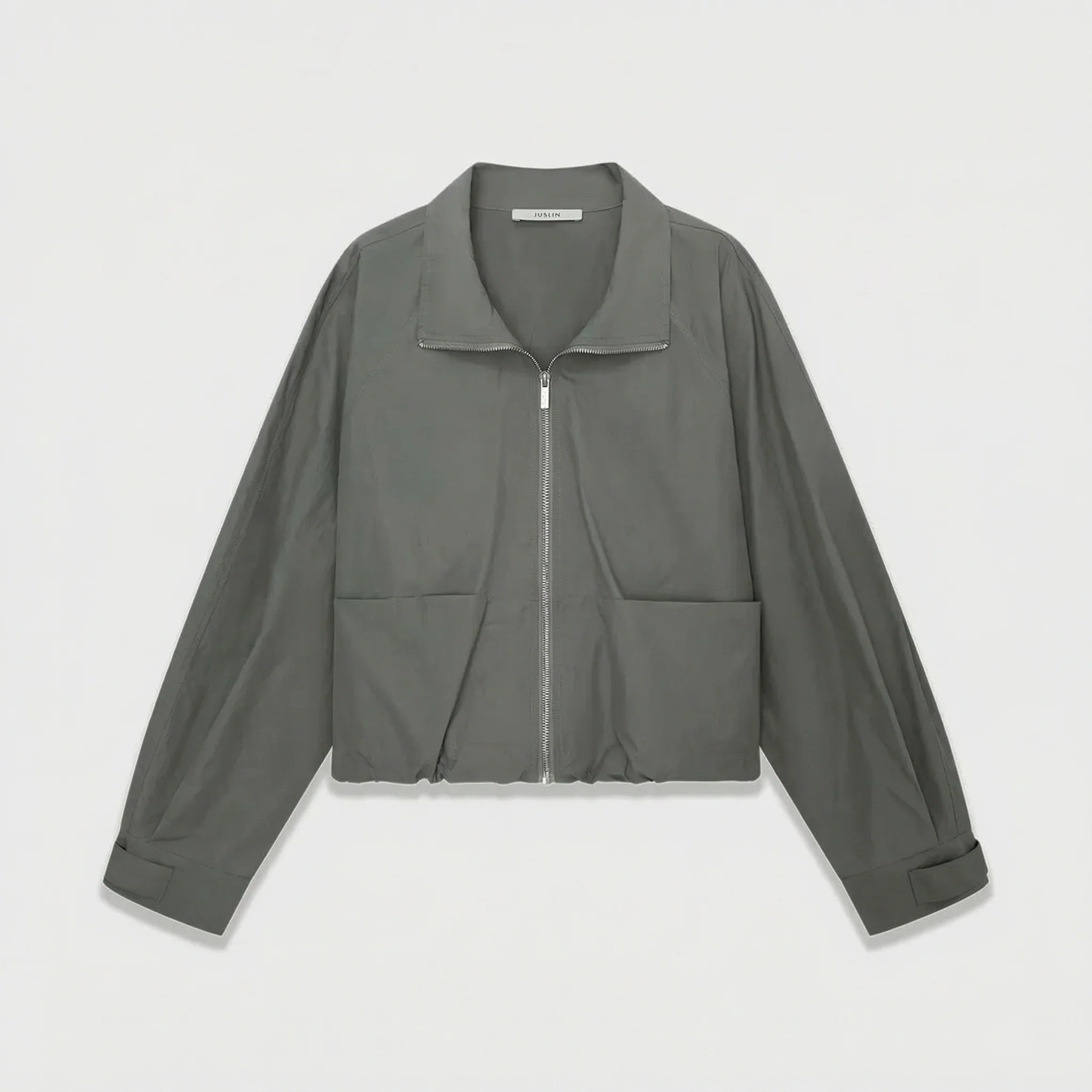 UPF50+ Stand-Collar Jacket & Utility Midi Skirt Set - Image 9
