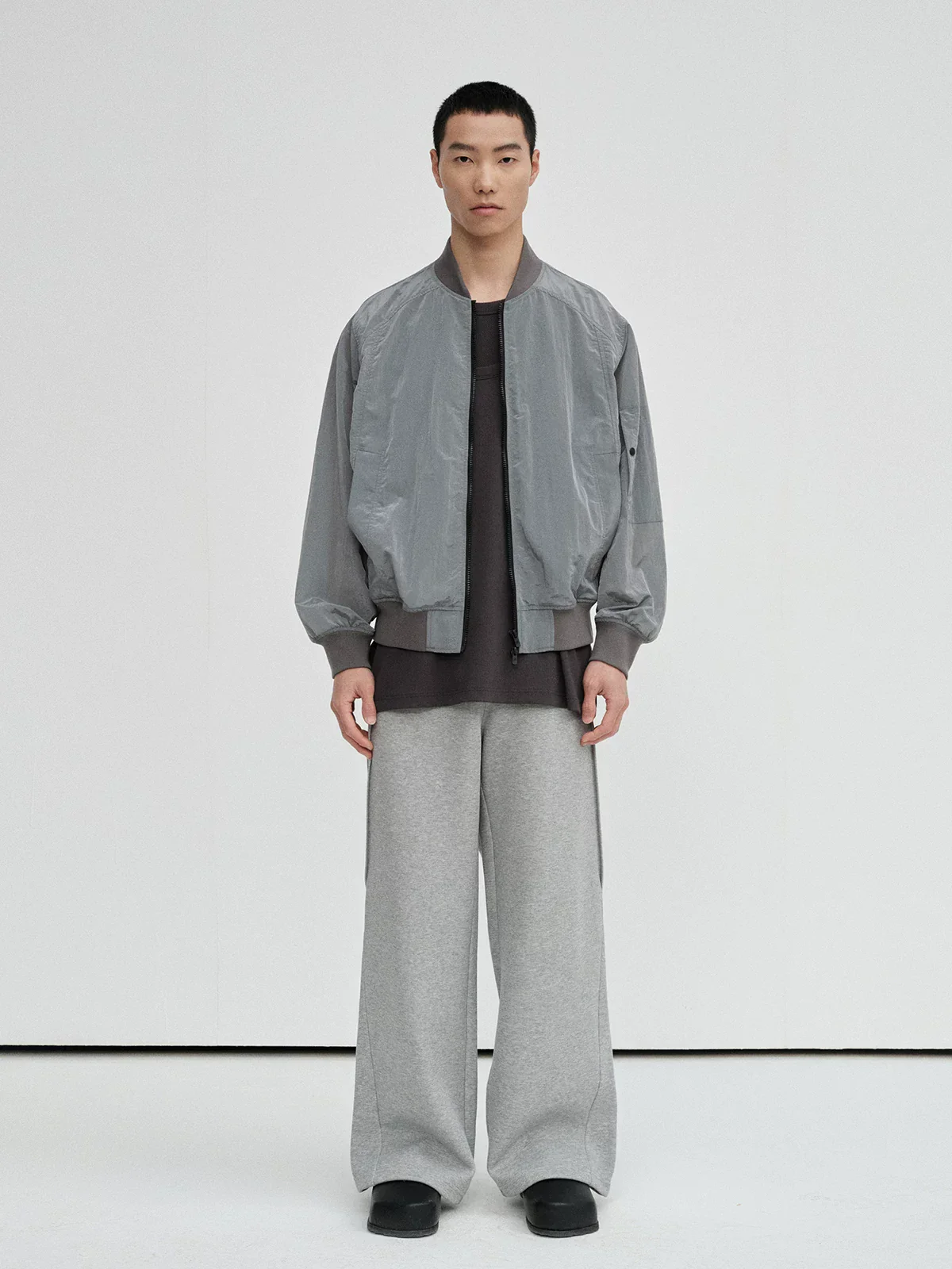 UPF50+ Textured Nylon Zip Bomber - Image 4