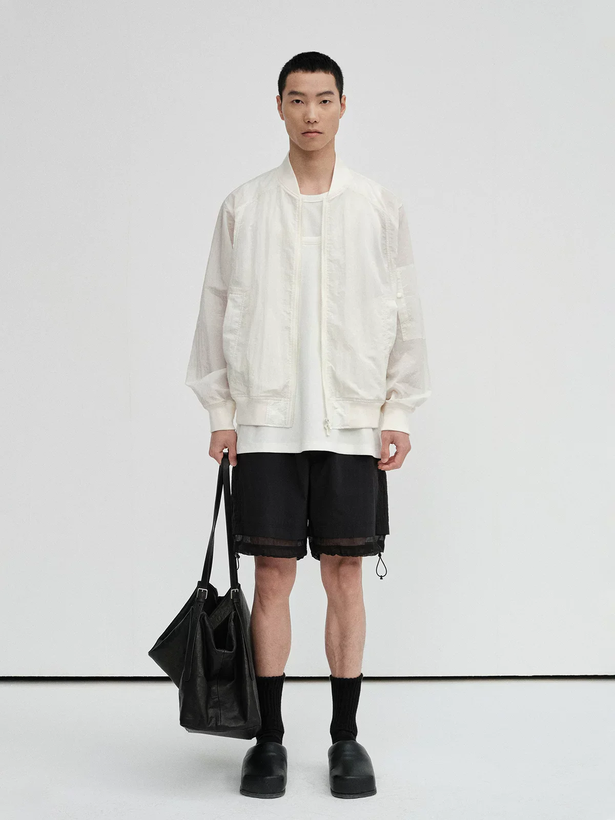 UPF50+ Textured Nylon Zip Bomber - Image 5