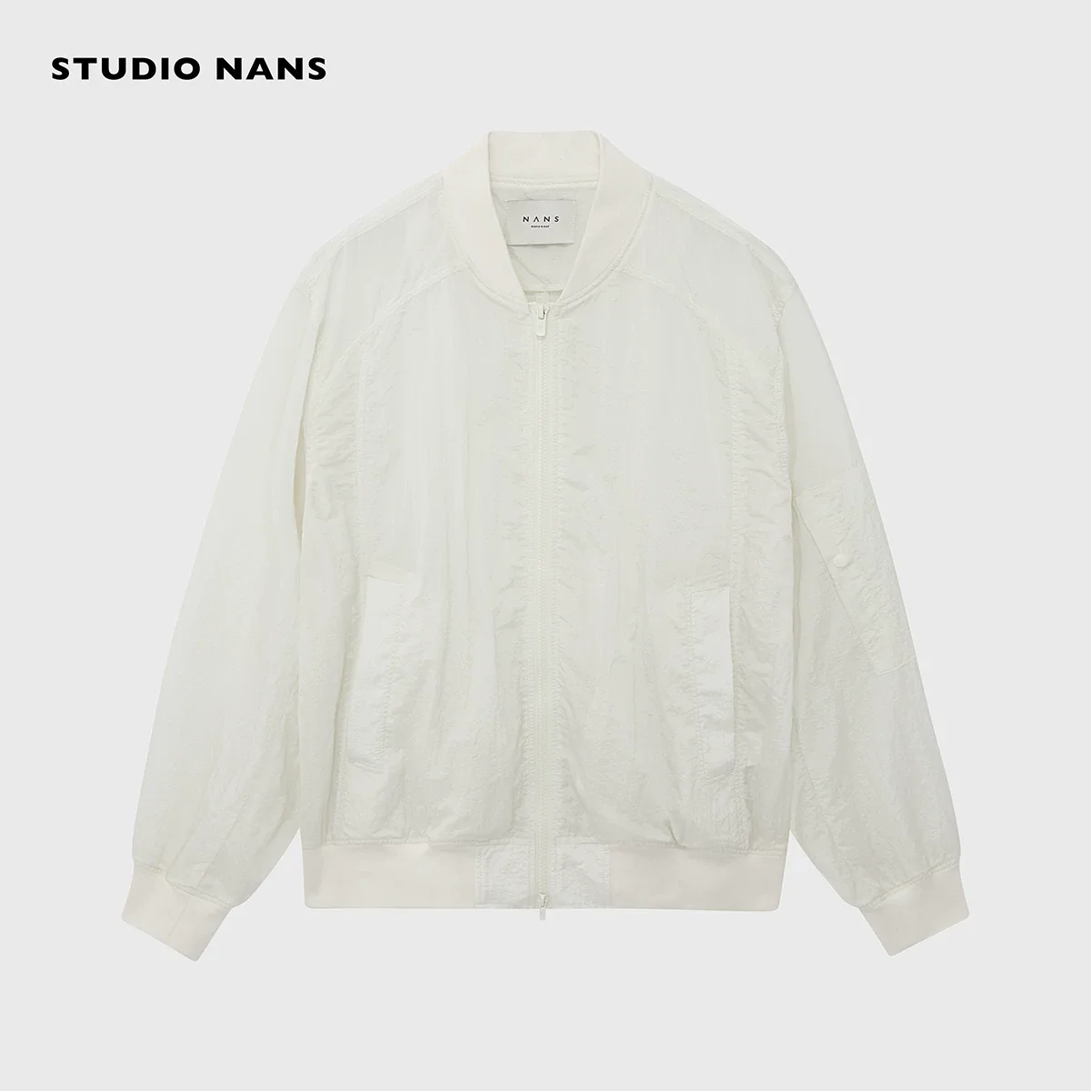 UPF50+ Textured Nylon Zip Bomber - Image 6