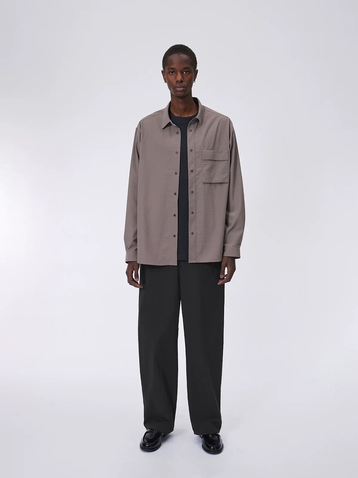 UV-Resistant Draped Overshirt - Image 4