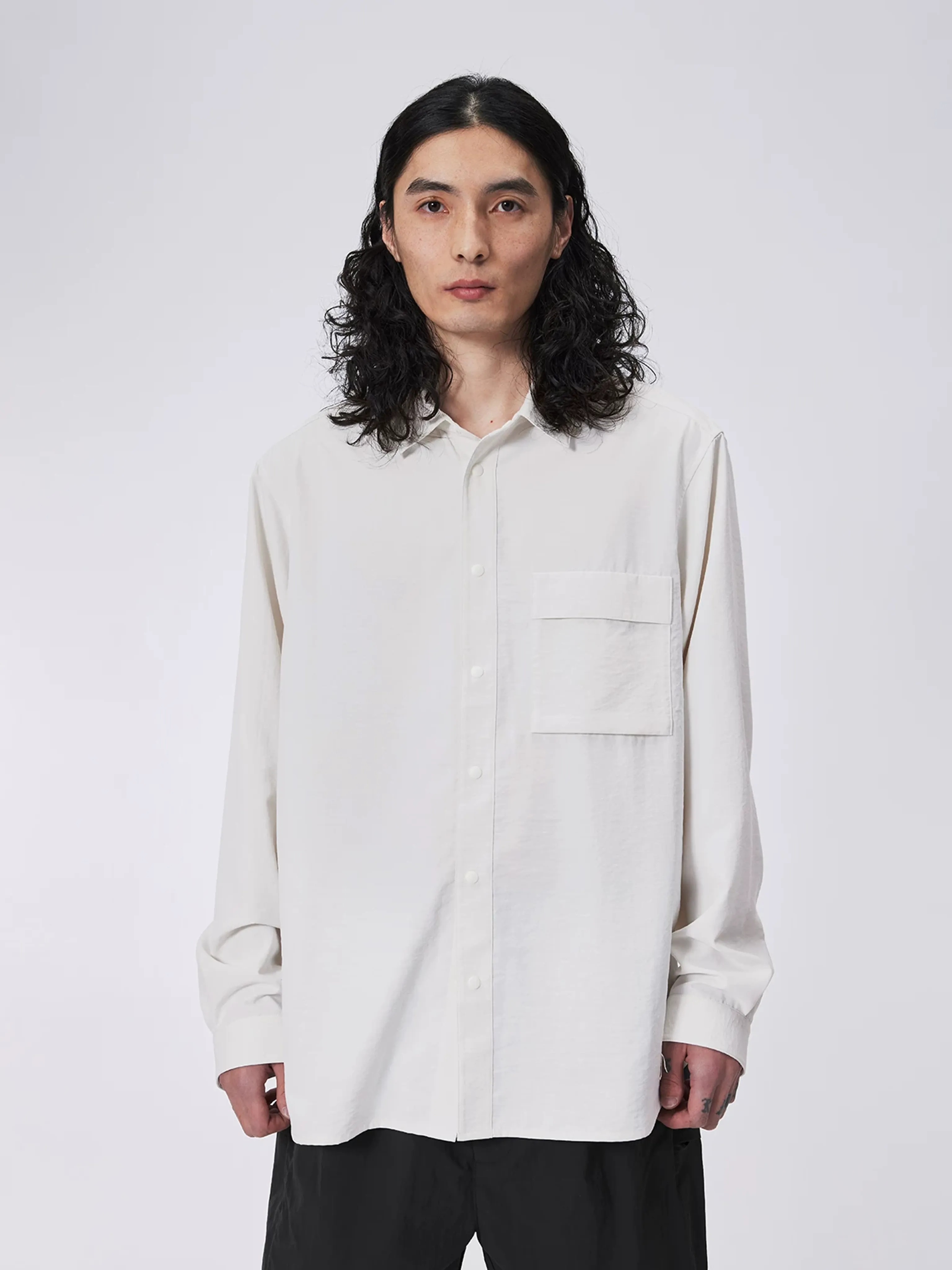 UV-Resistant Draped Overshirt - Image 5
