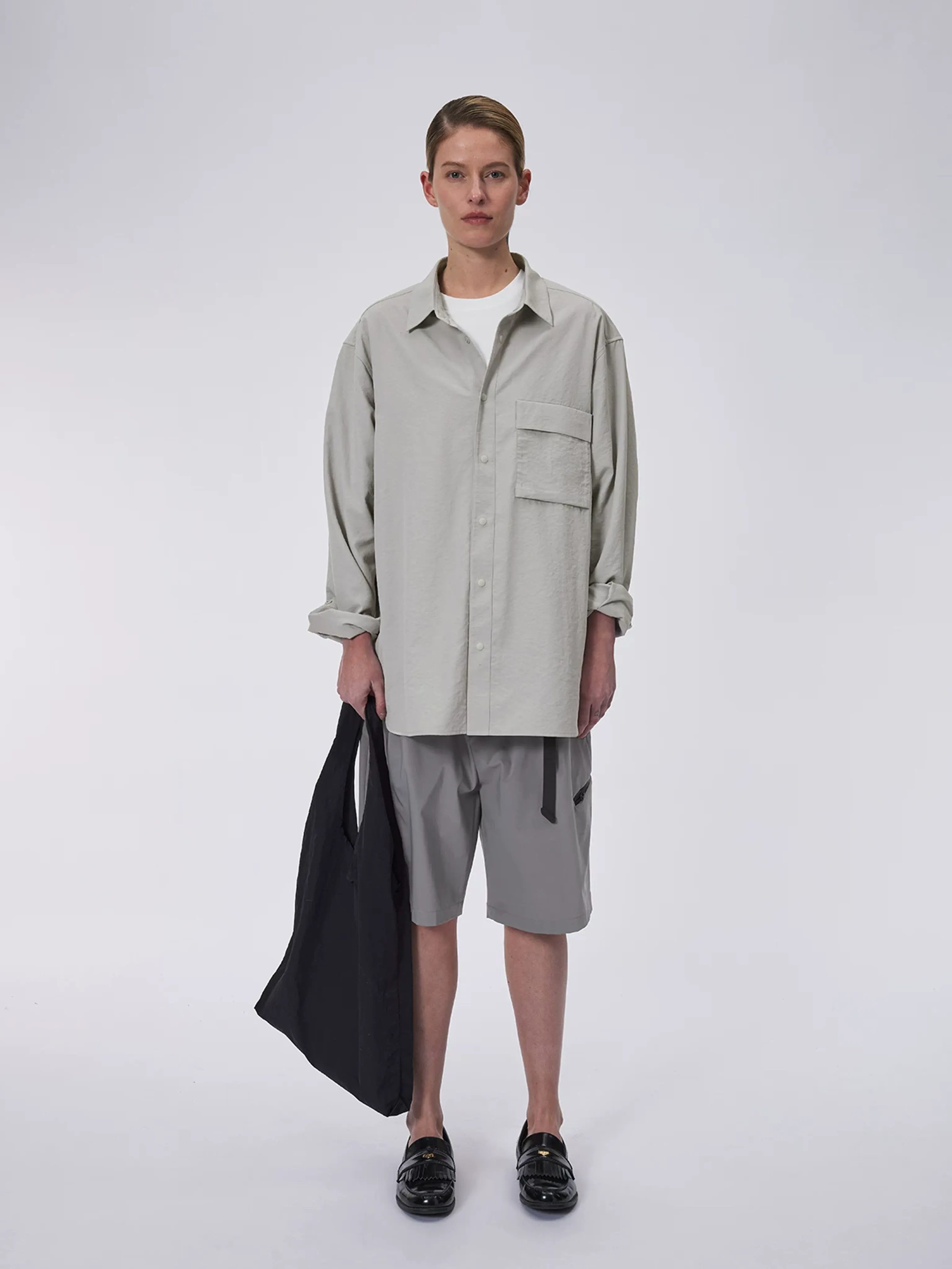 UV-Resistant Draped Overshirt - Image 9