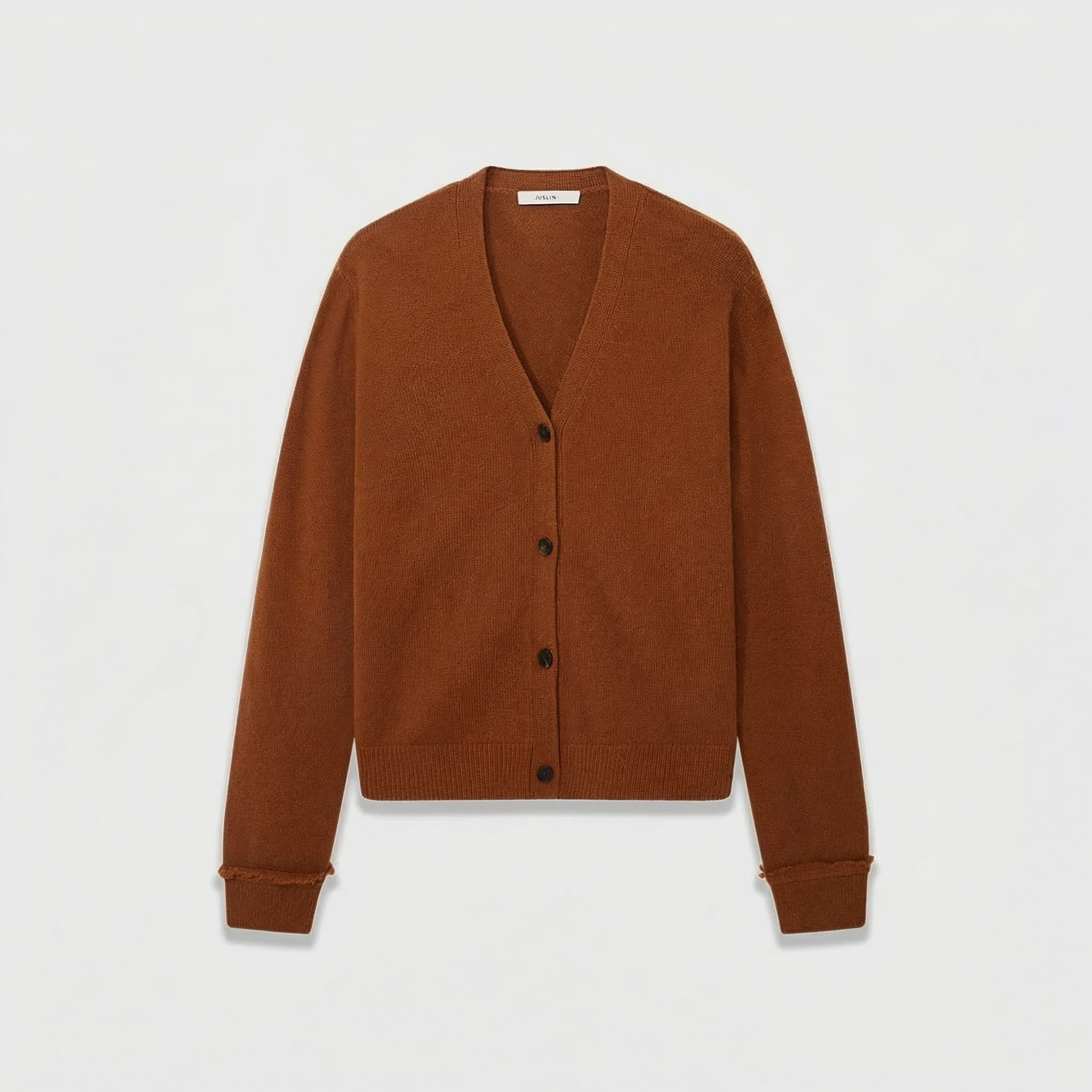 V-Neck Button-Up Cardigan - Image 9