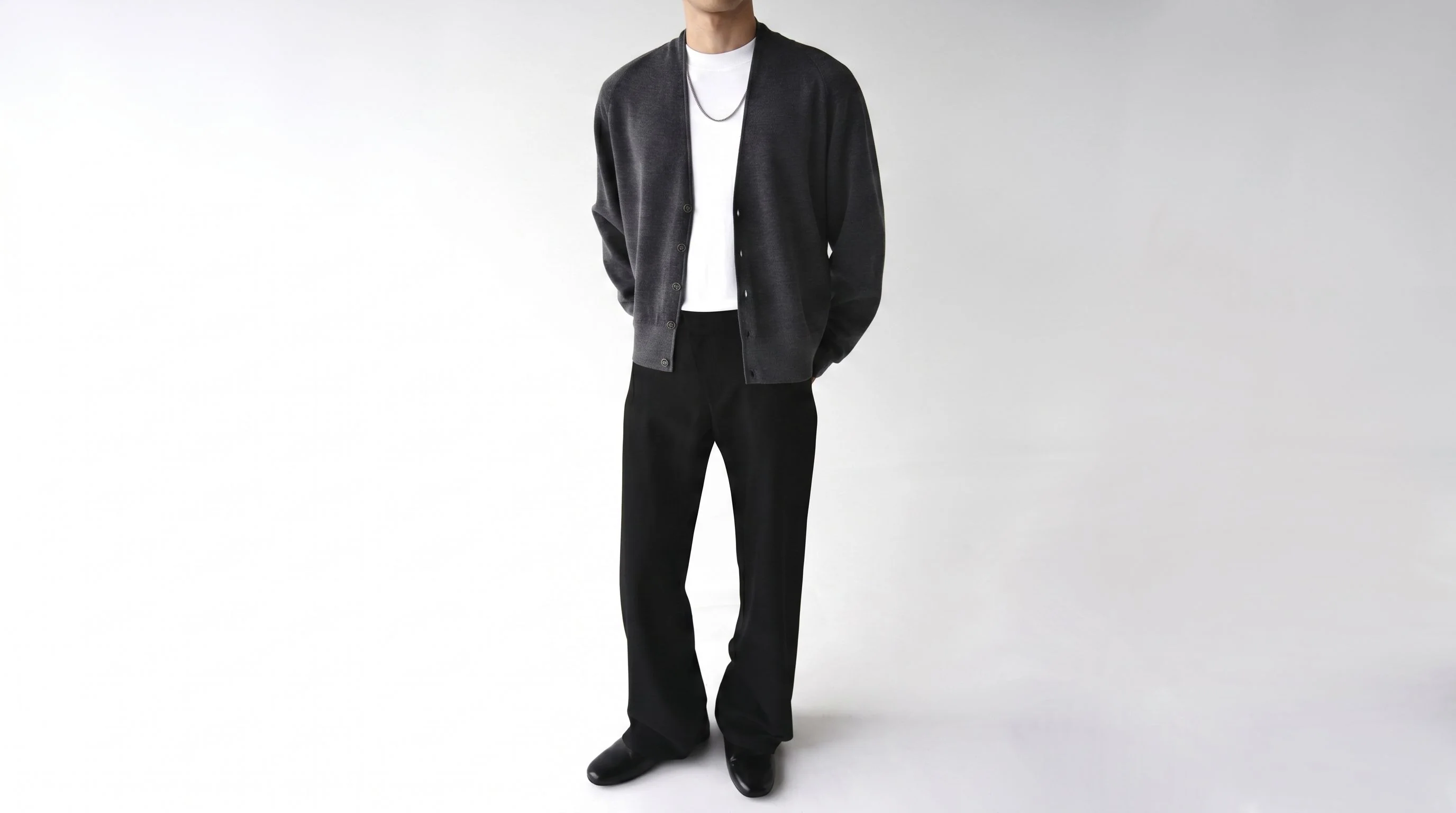 V-Neck Cardigan - Image 2