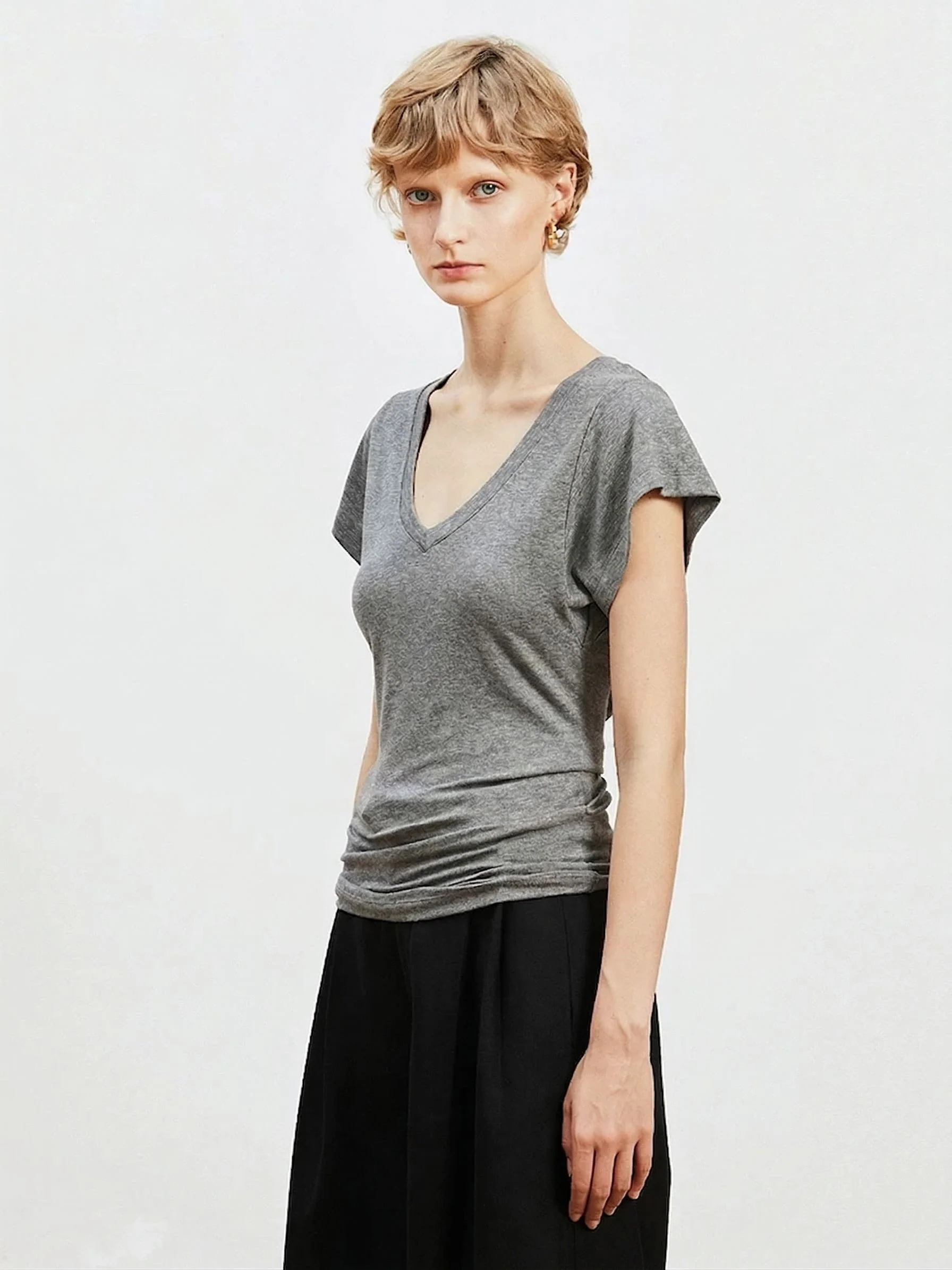 V-Neck Dolman Tee - Image 5