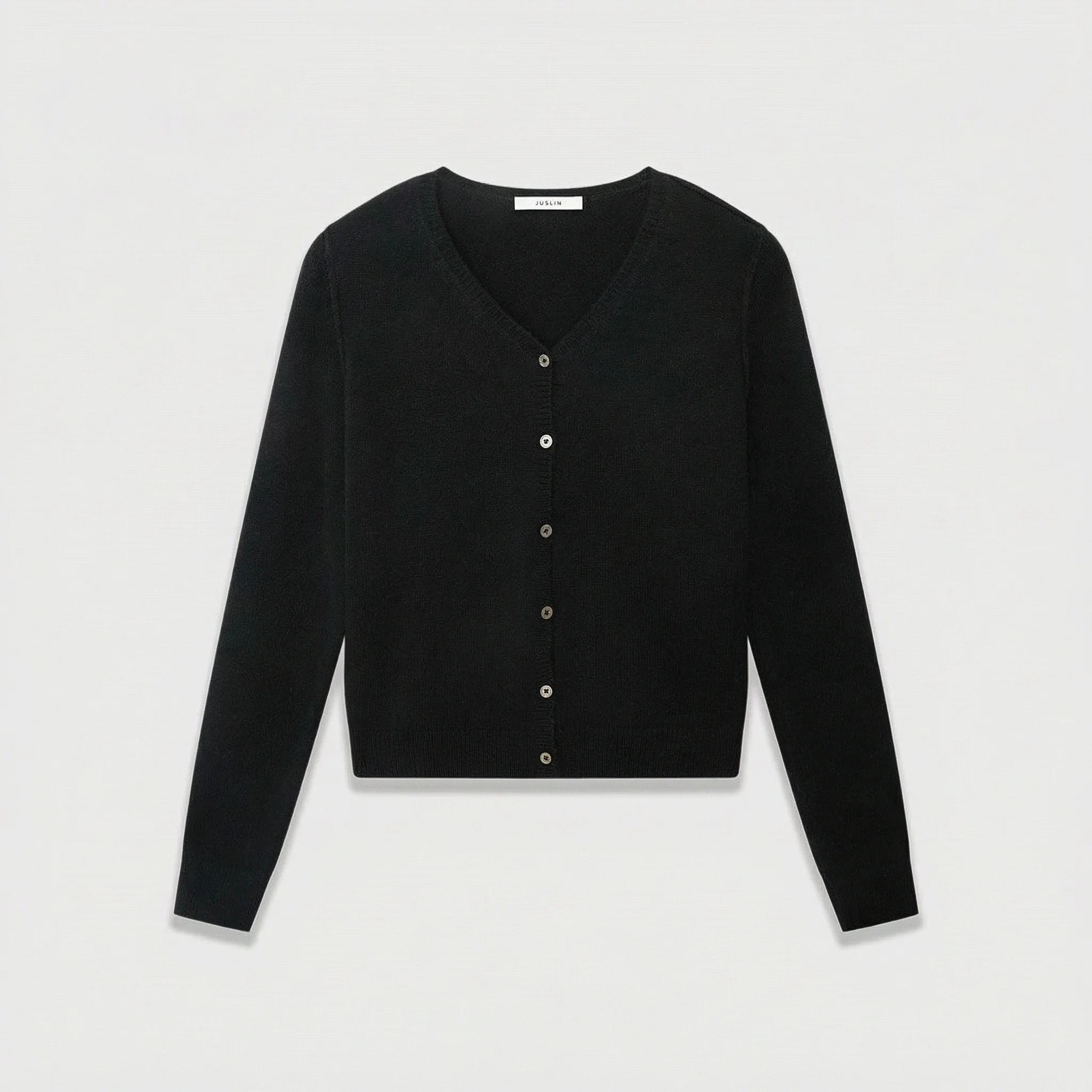 V-Neck Knit Cardigan - Image 8