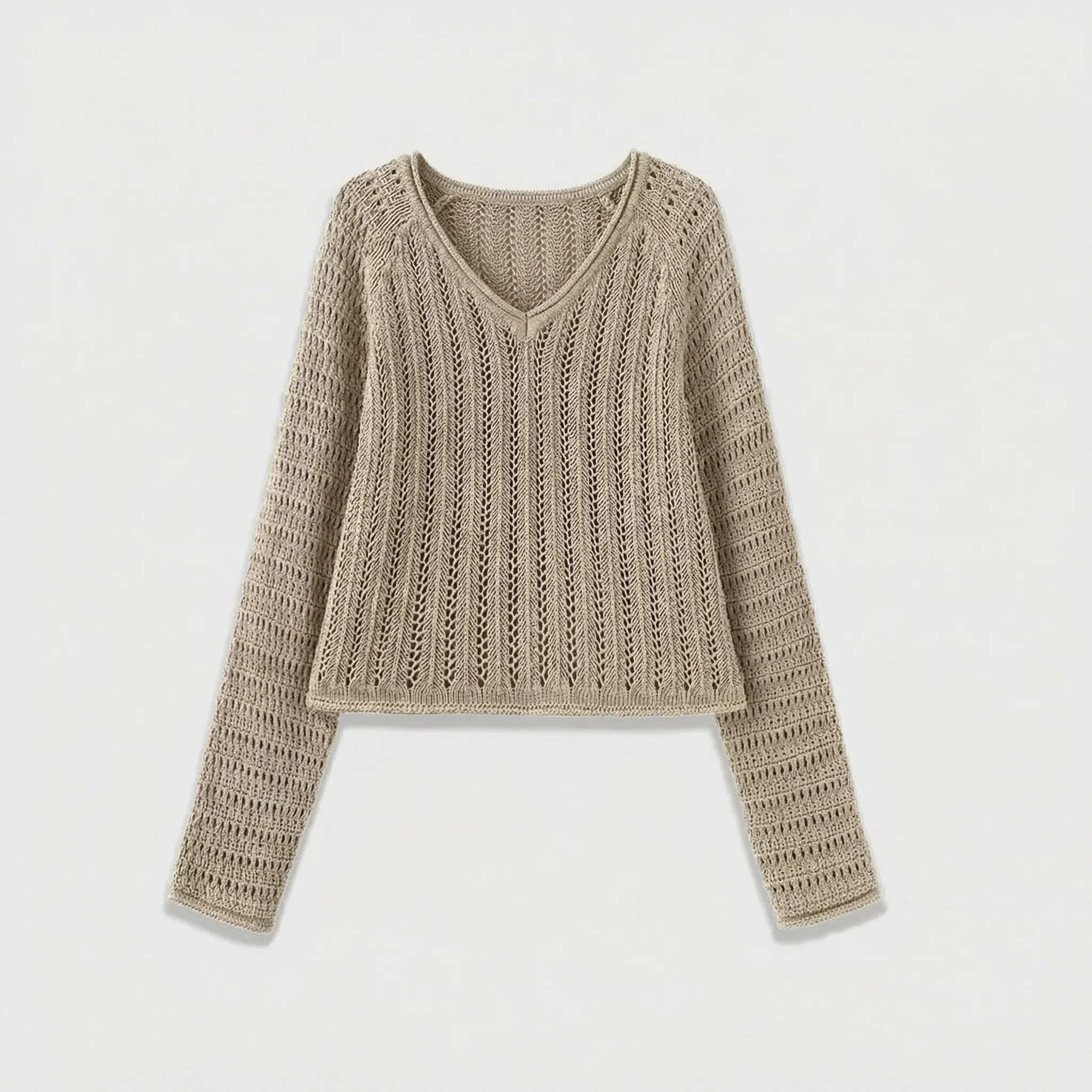 V-Neck Knit Ensemble - Image 8