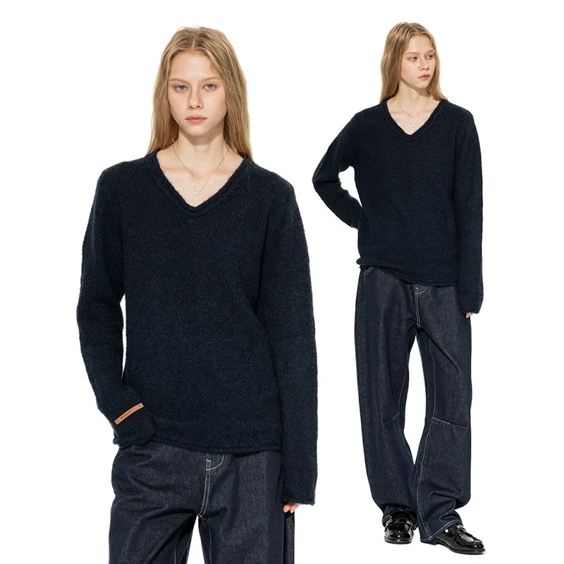 V-neck Knit Sweater - Image 2