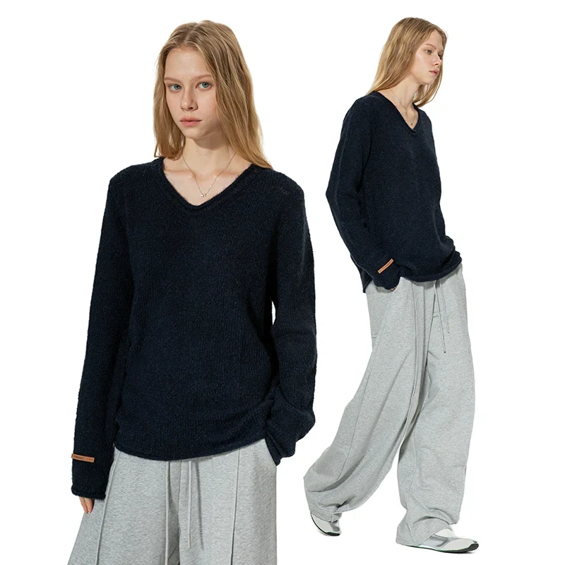 V-neck Knit Sweater - Image 4