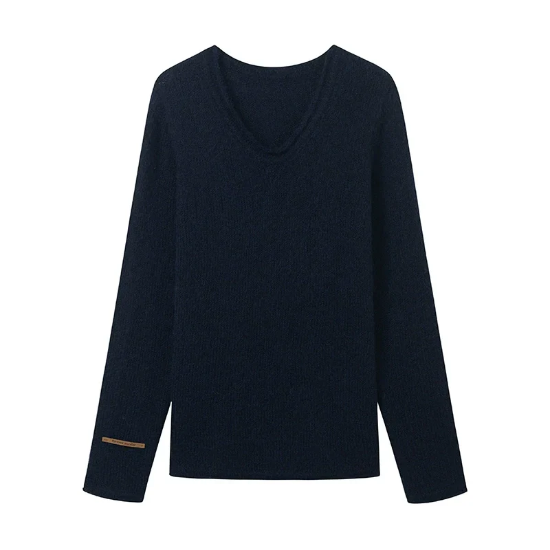 V-neck Knit Sweater - Image 5