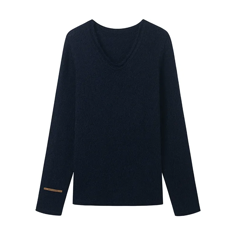 V-neck Knit Sweater - Image 7