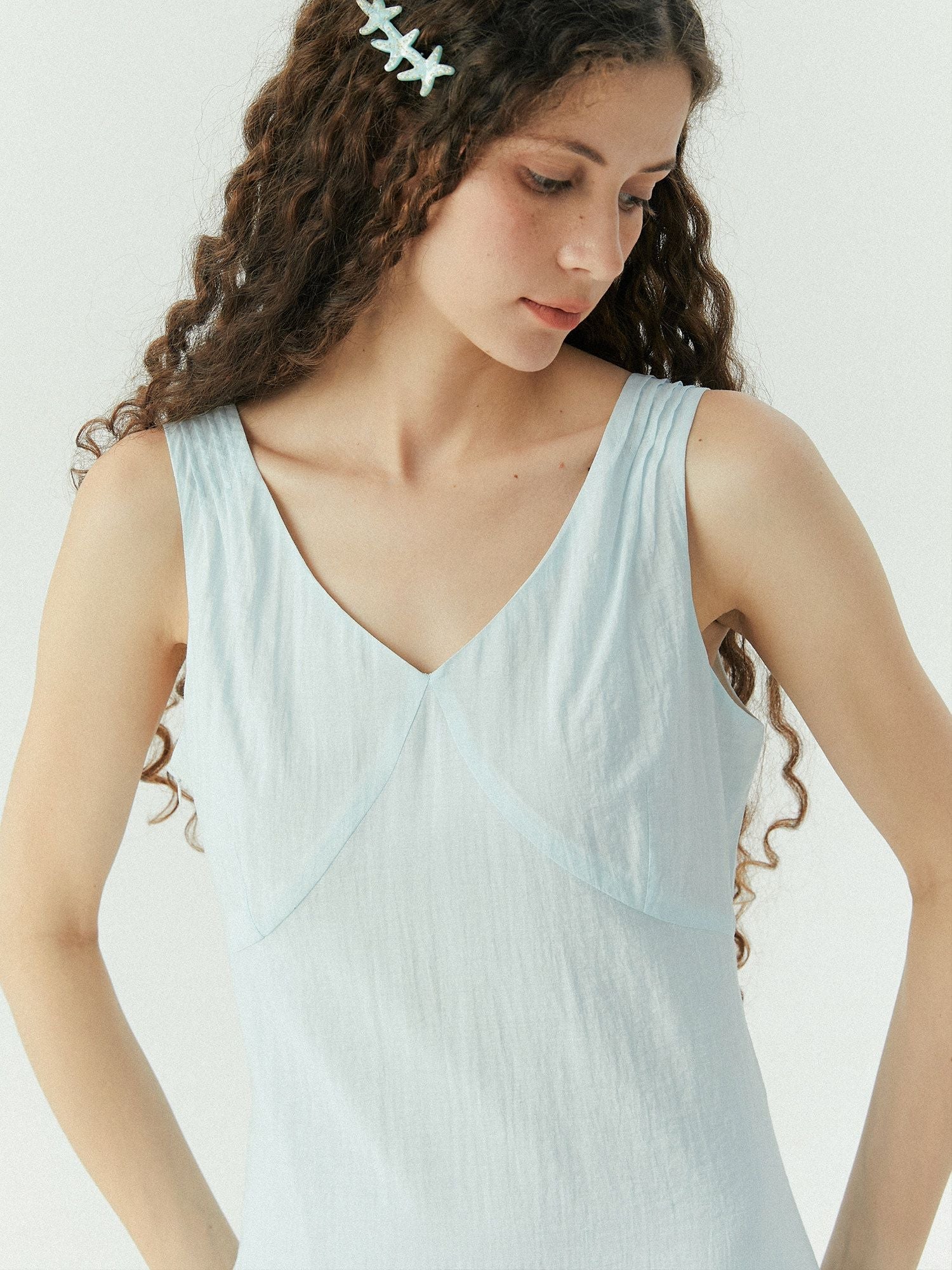 V-Neck Ruffle Dress - Image 3