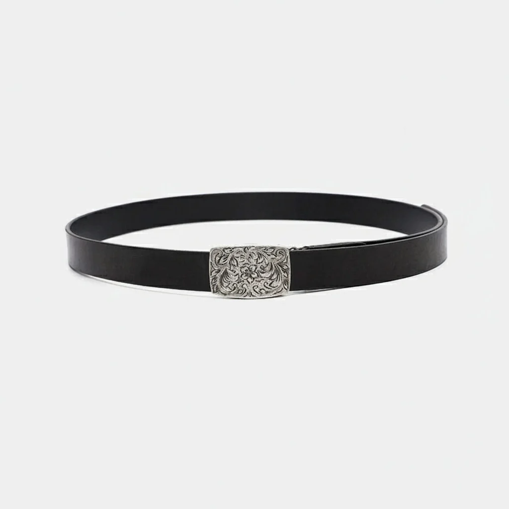 Vegetable-Tanned Cowhide Belt - Image 8