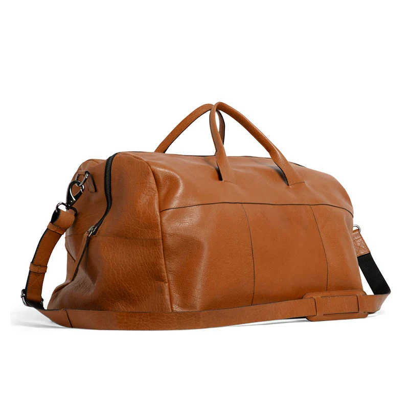 Vegetable-Tanned Top-Grain Leather Weekender - Image 5