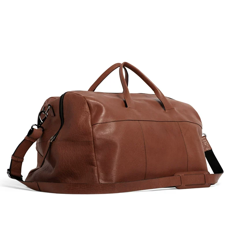 Vegetable-Tanned Top-Grain Leather Weekender - Image 7