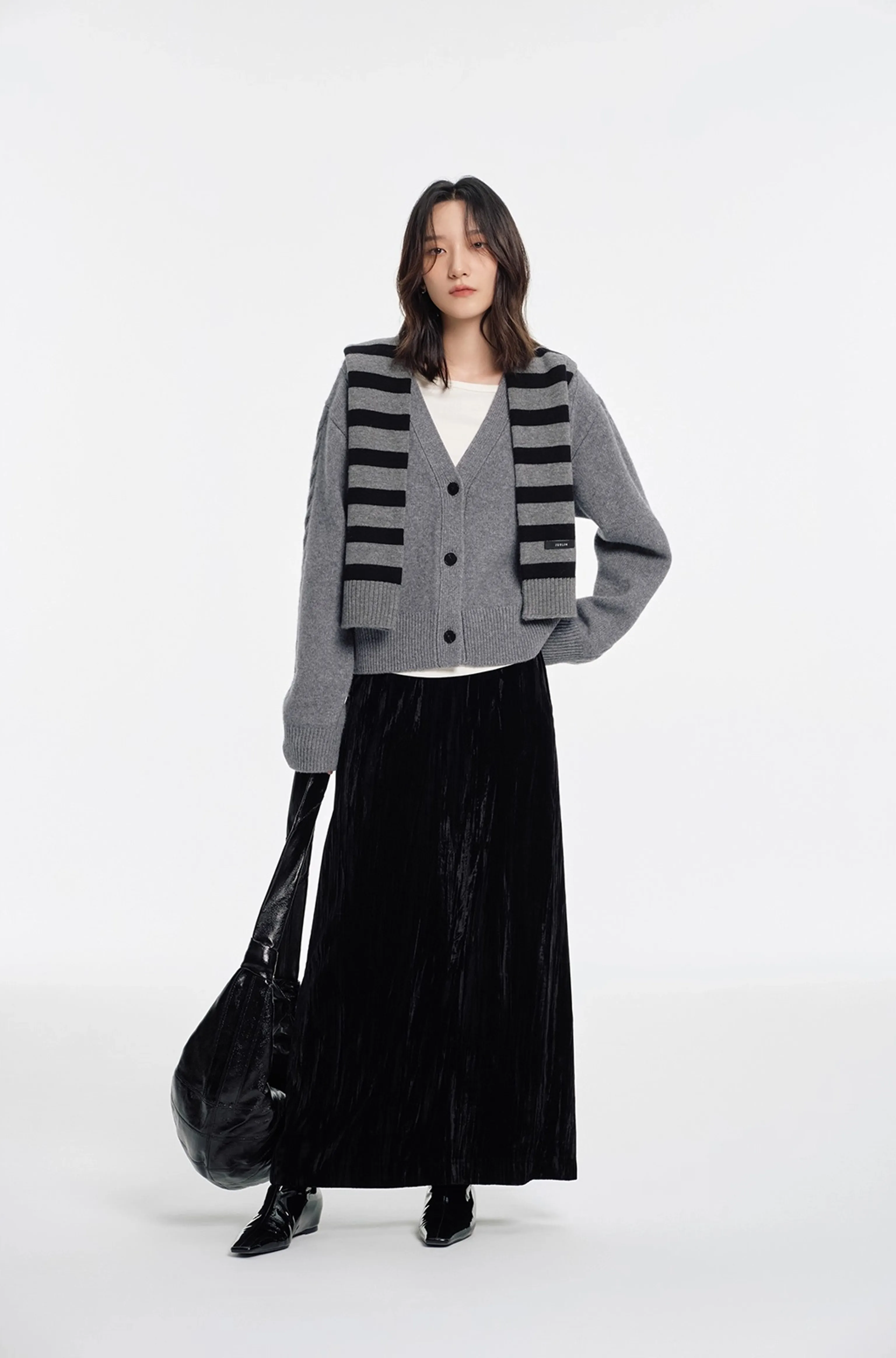 Velvet Maxi Skirt - Image 4