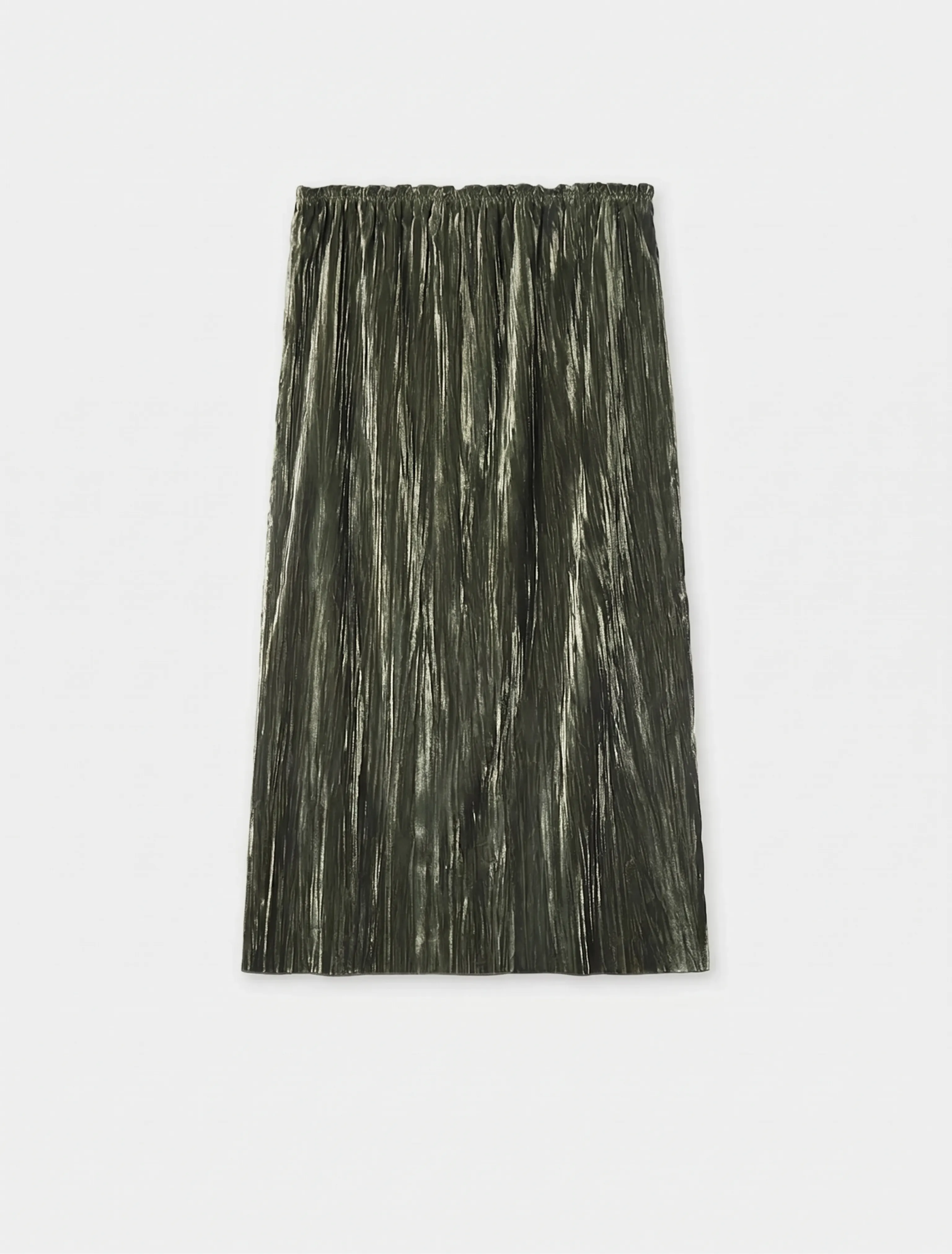 Velvet Pleated Skirt - Image 2