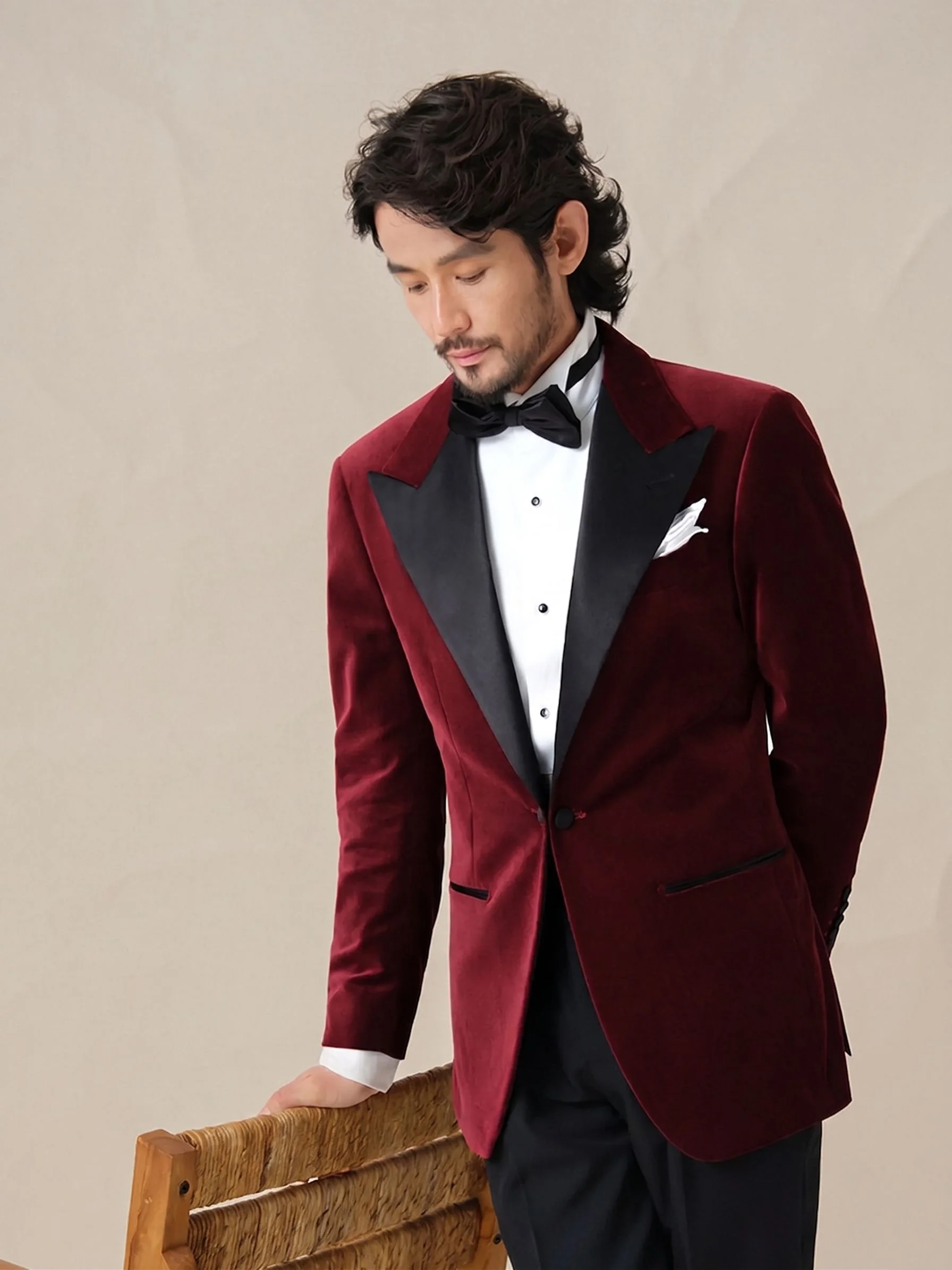 Velvet Tuxedo Jacket - Image 2