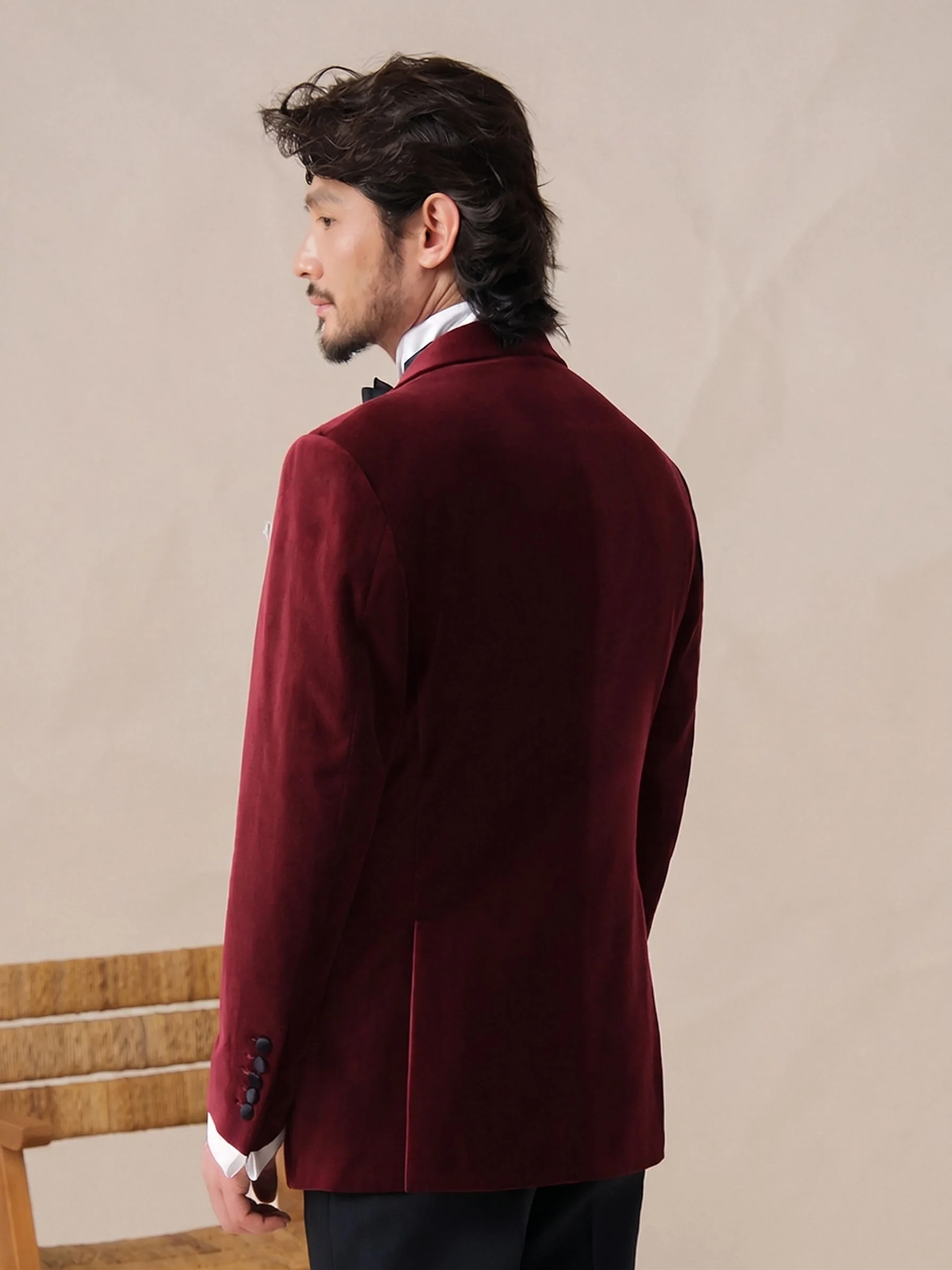 Velvet Tuxedo Jacket - Image 3