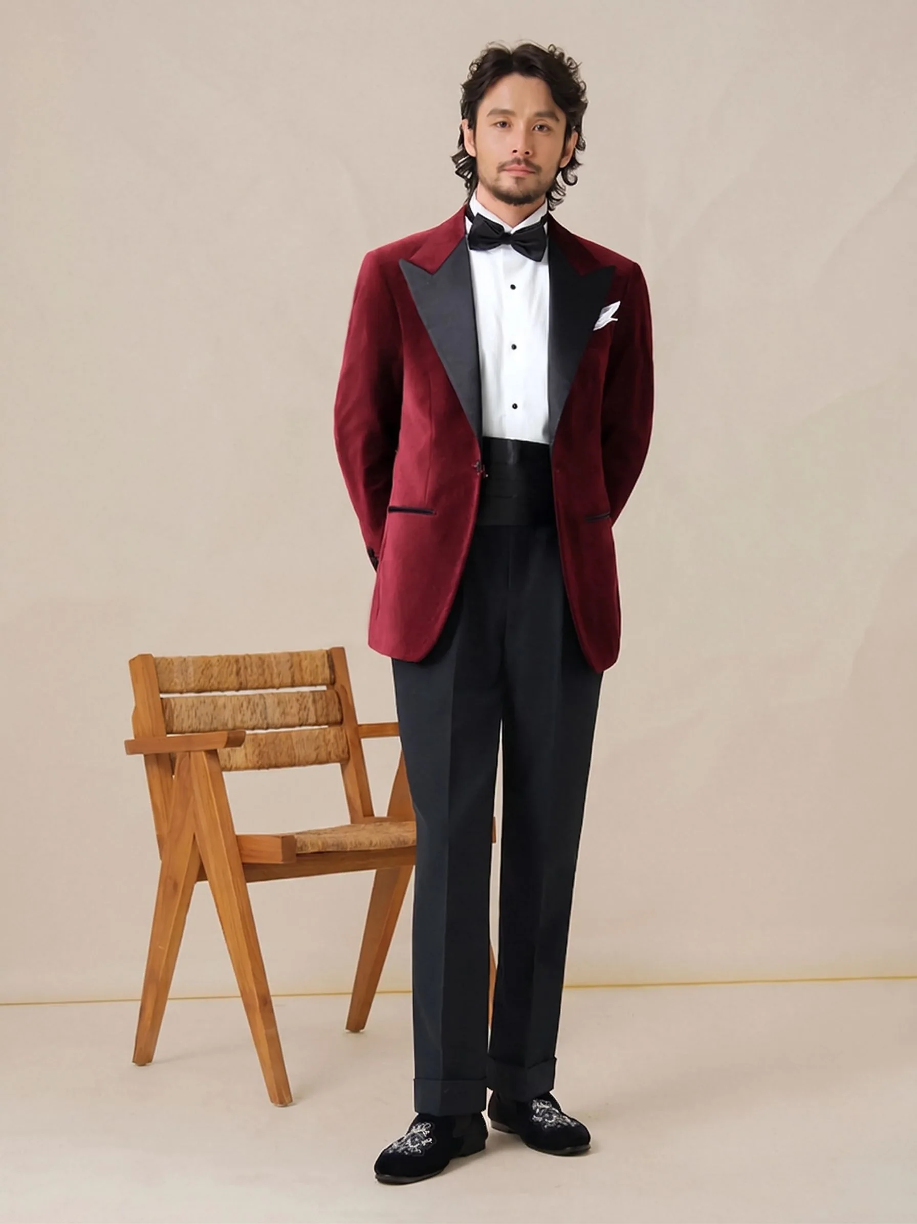 Velvet Tuxedo Jacket - Image 4