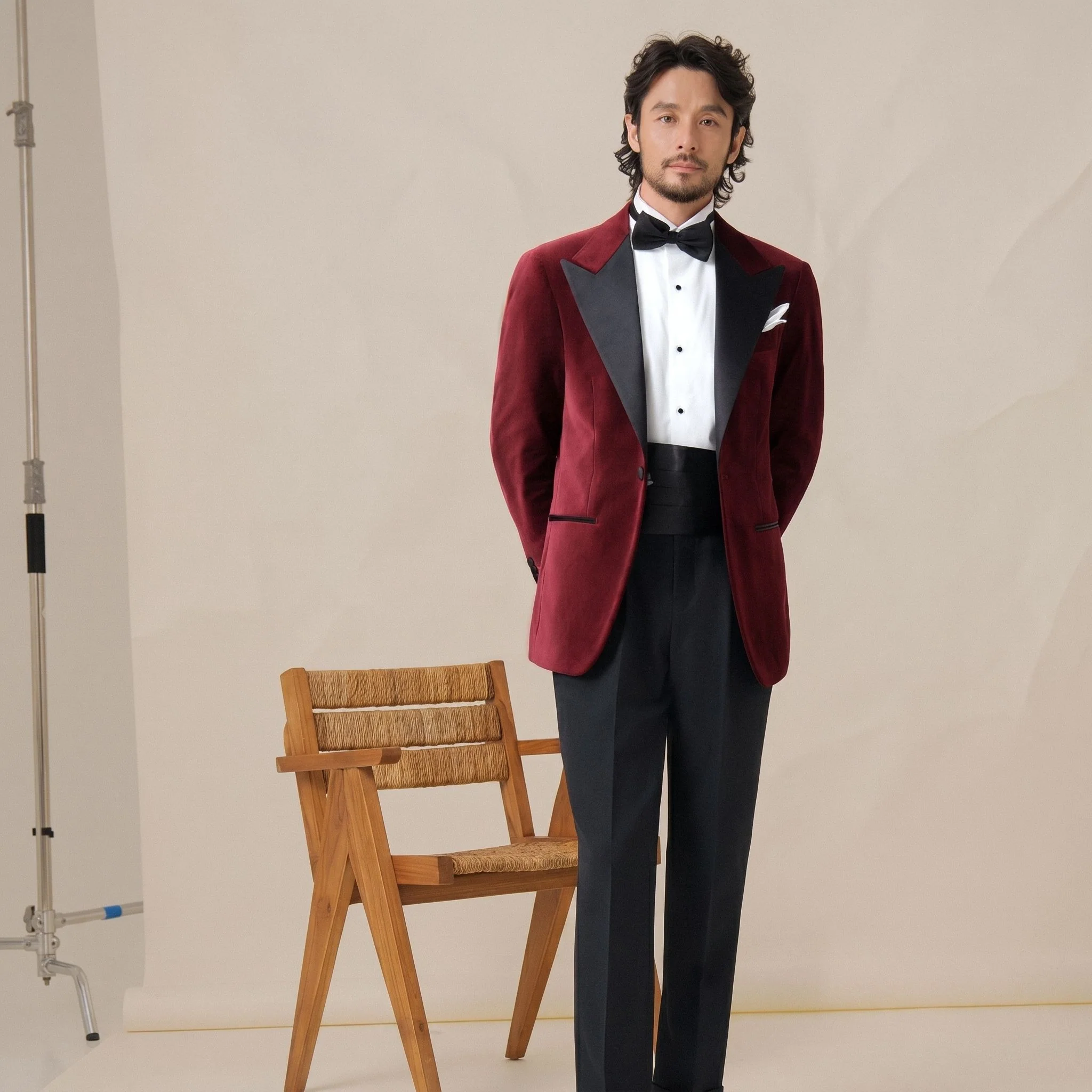 Velvet Tuxedo Jacket - Image 6
