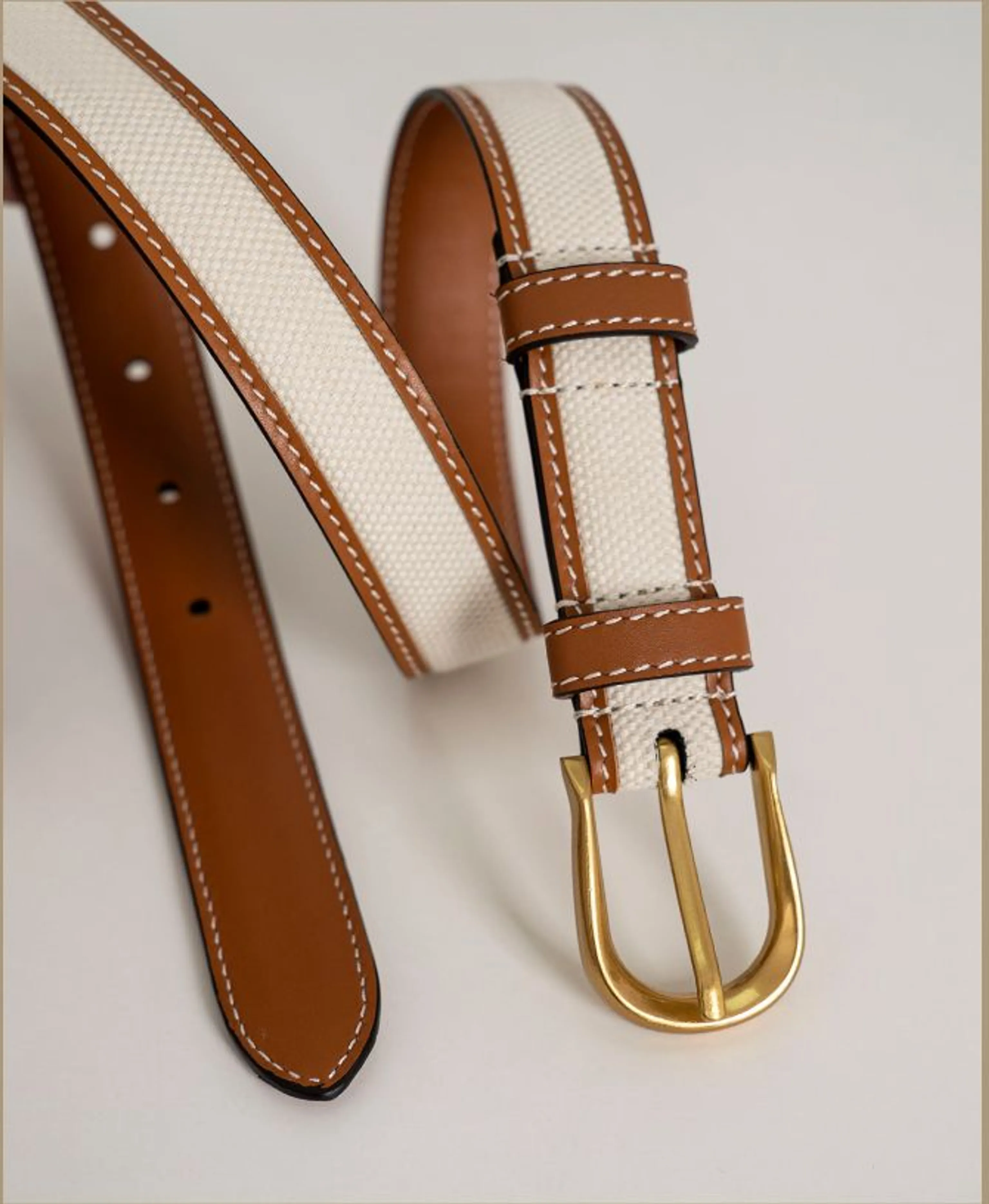 Versatile Retro Leather Belt - Image 17