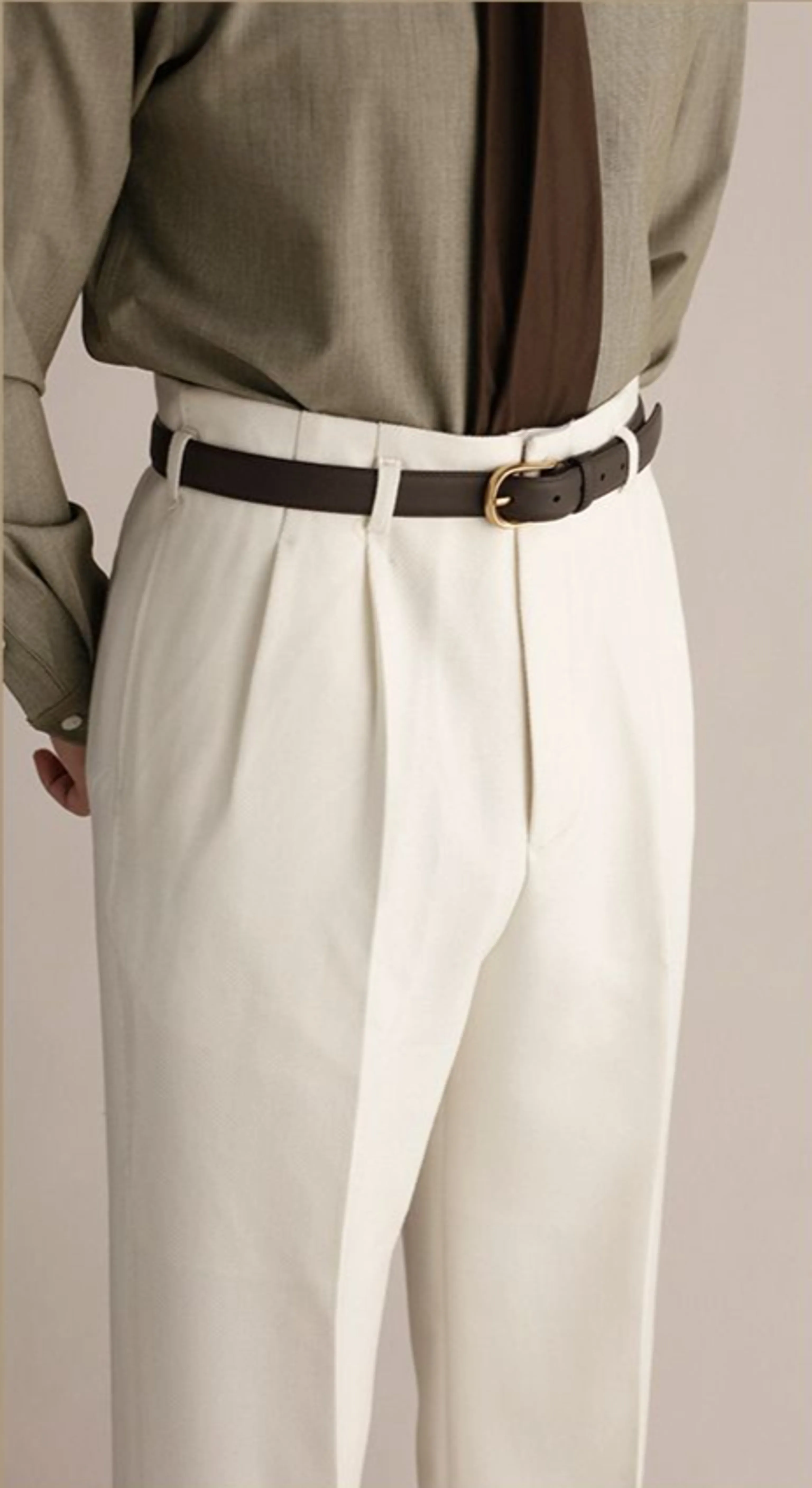 Versatile Retro Leather Belt - Image 5