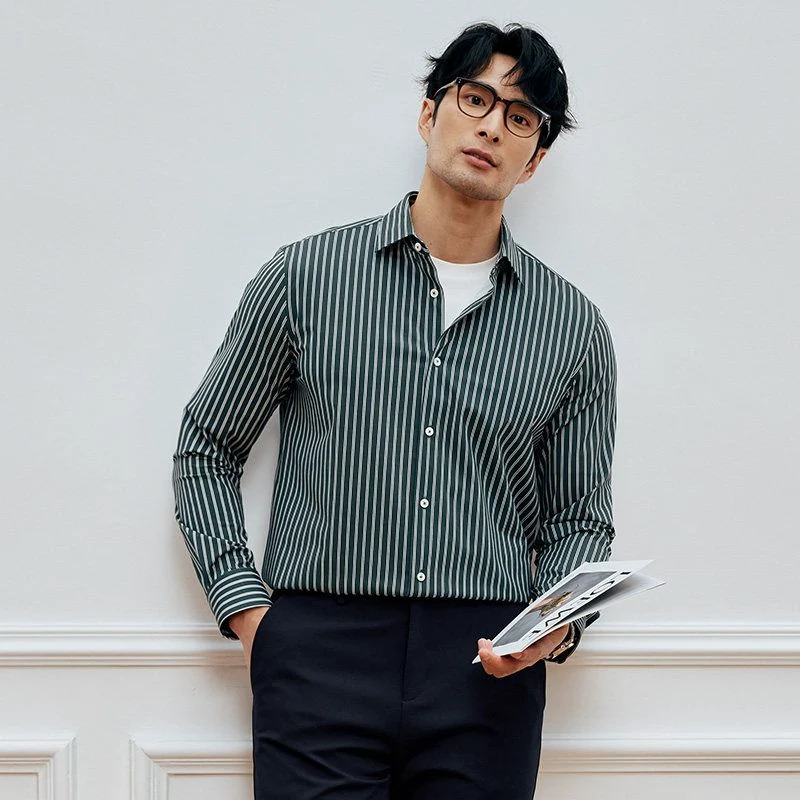 Vertical Stripe Shirt - Image 7