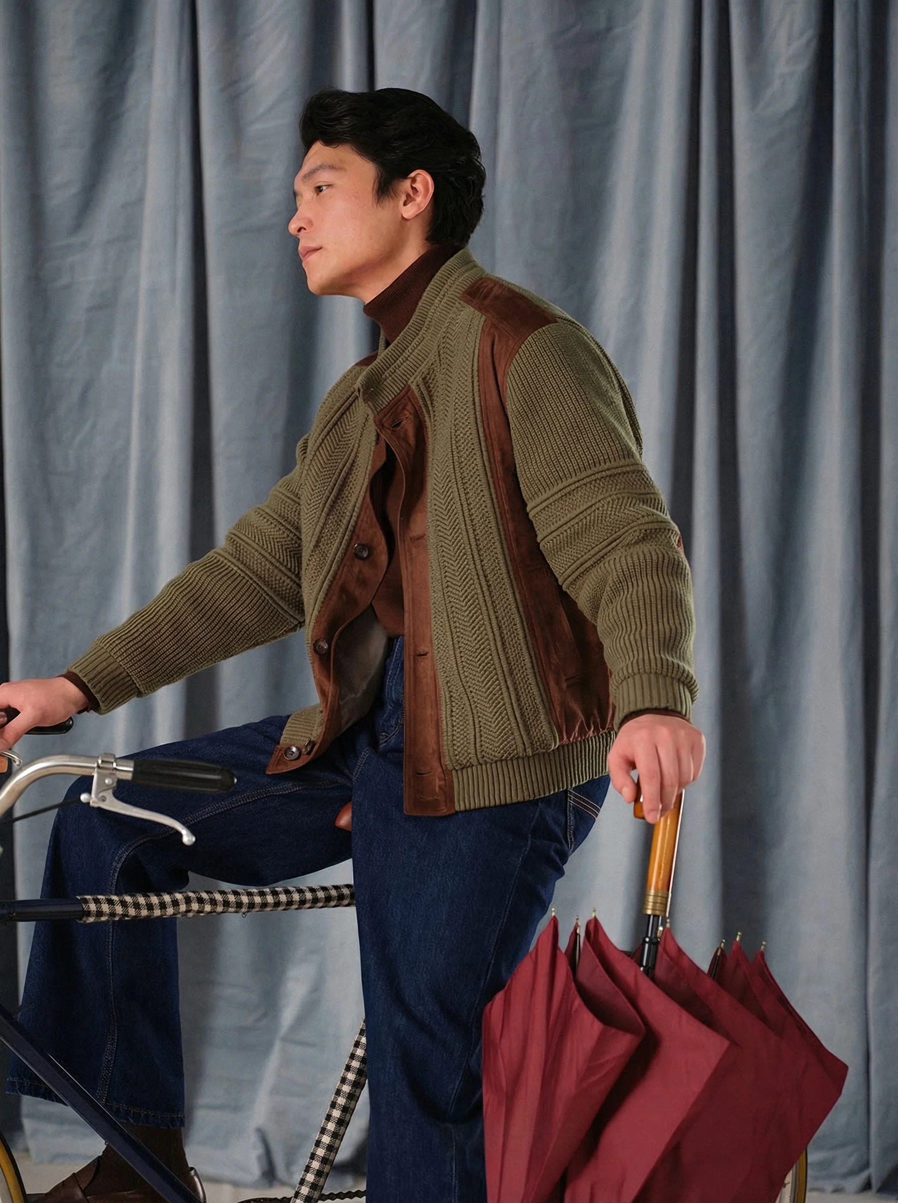 Vintage Cable Knit Jacket - Image 3