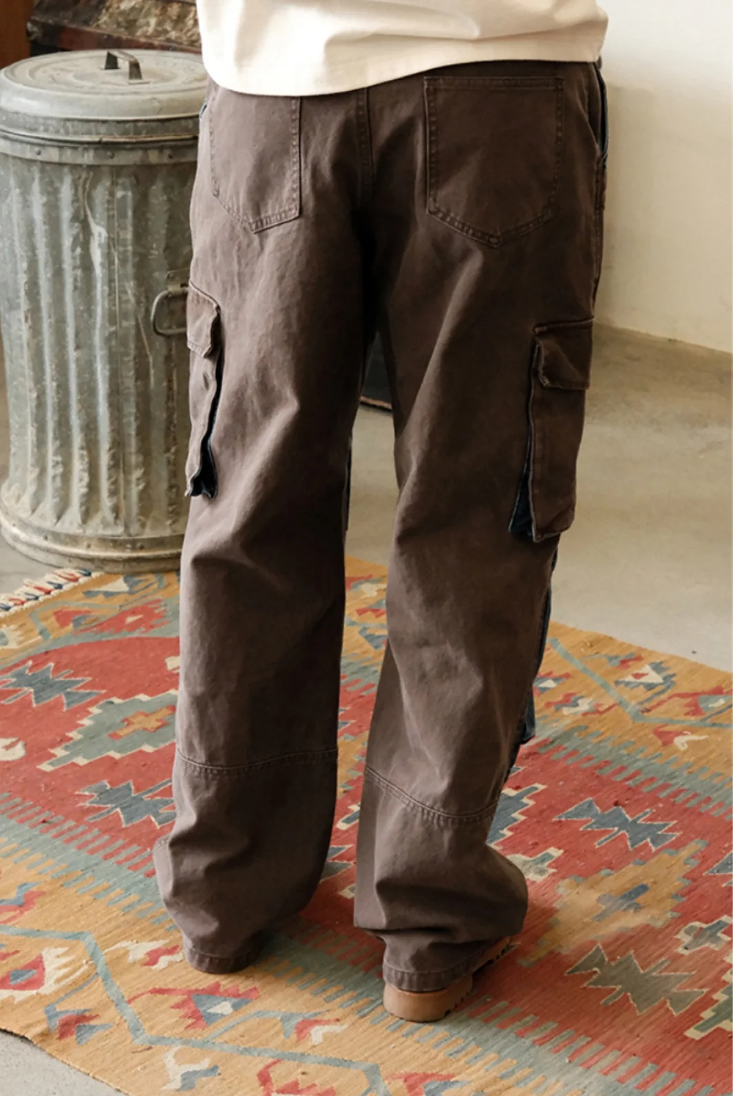 Vintage Patchwork Cargo Pants - Image 4