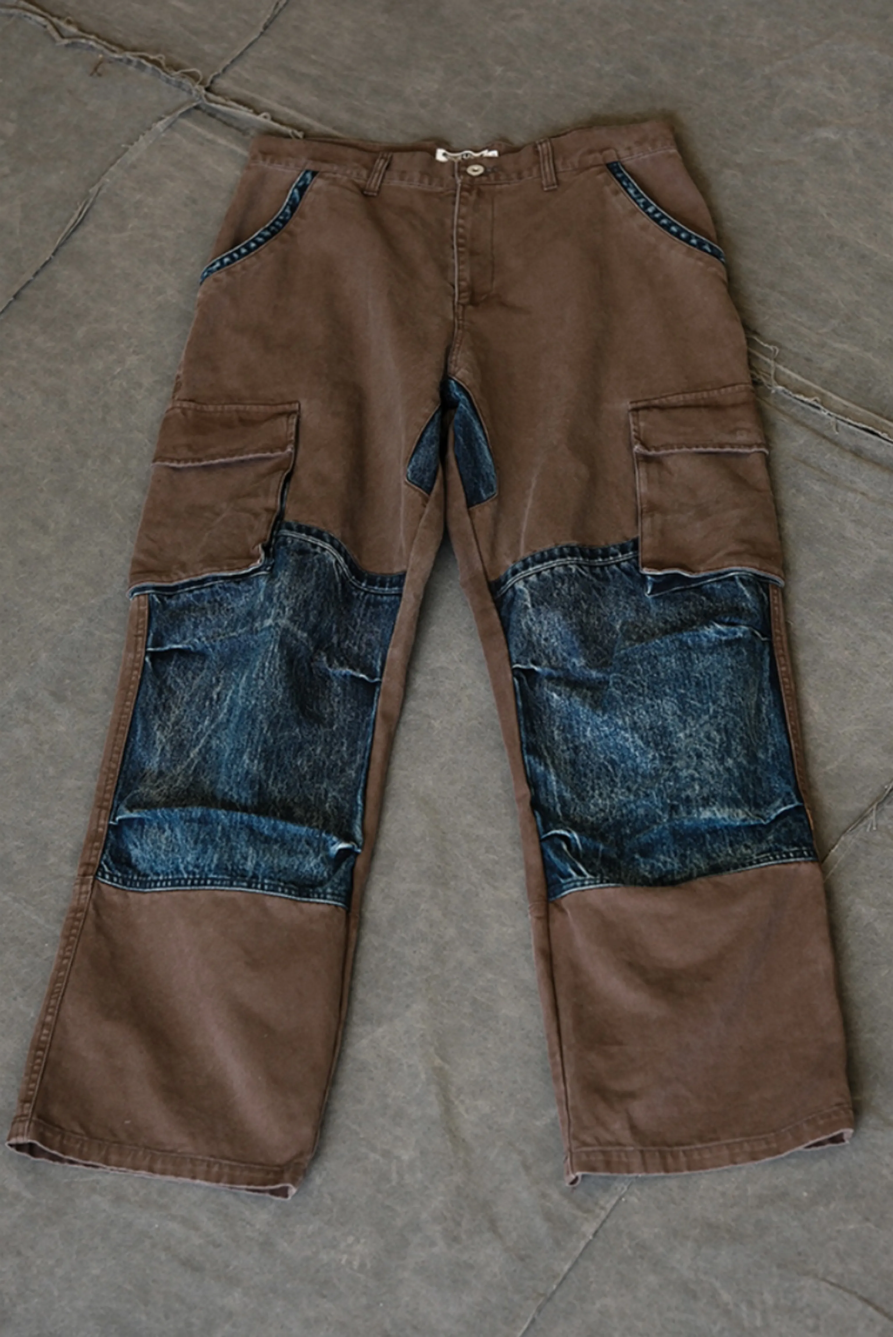 Vintage Patchwork Cargo Pants - Image 5