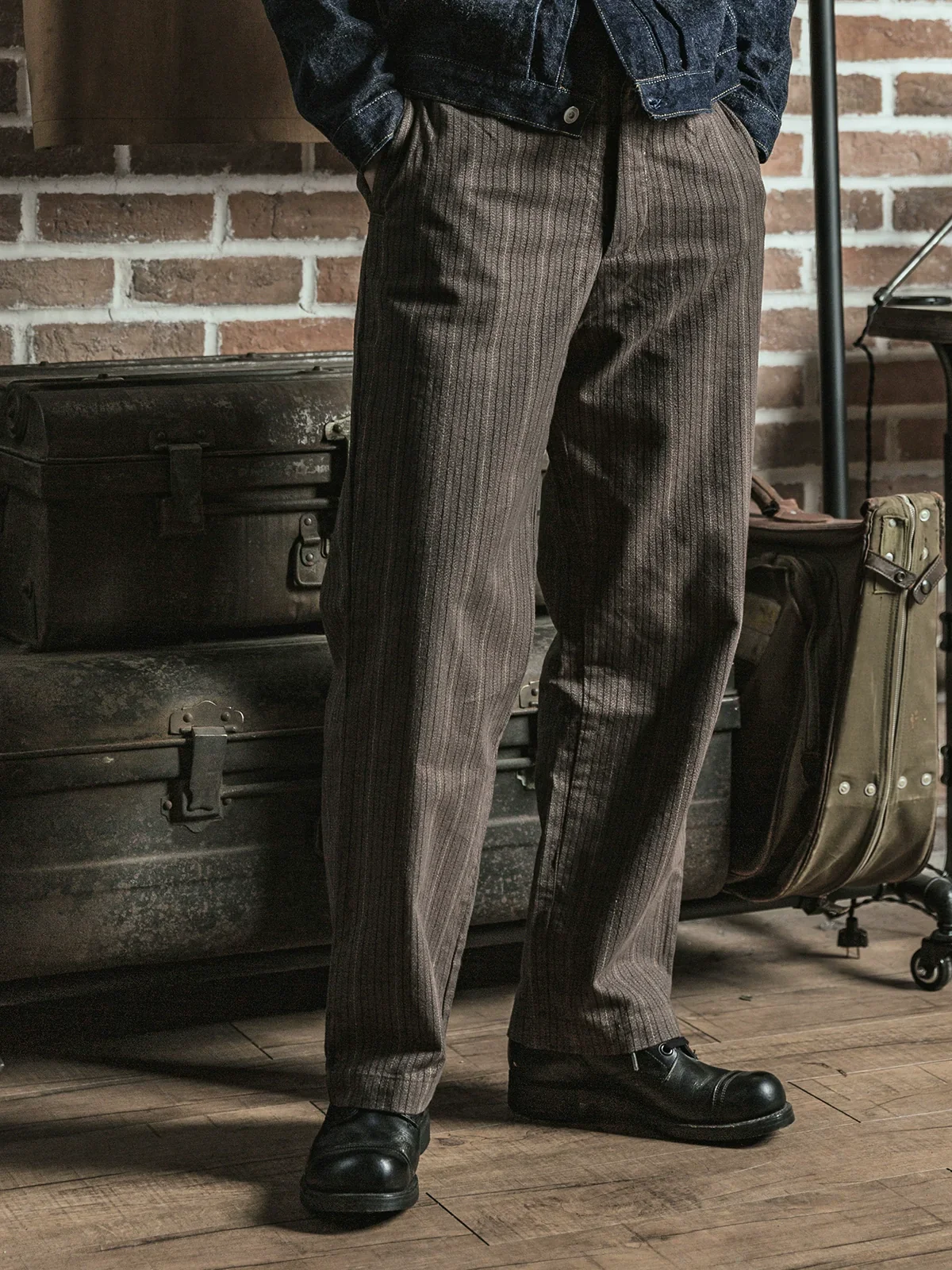 Vintage Pinstripe Trousers