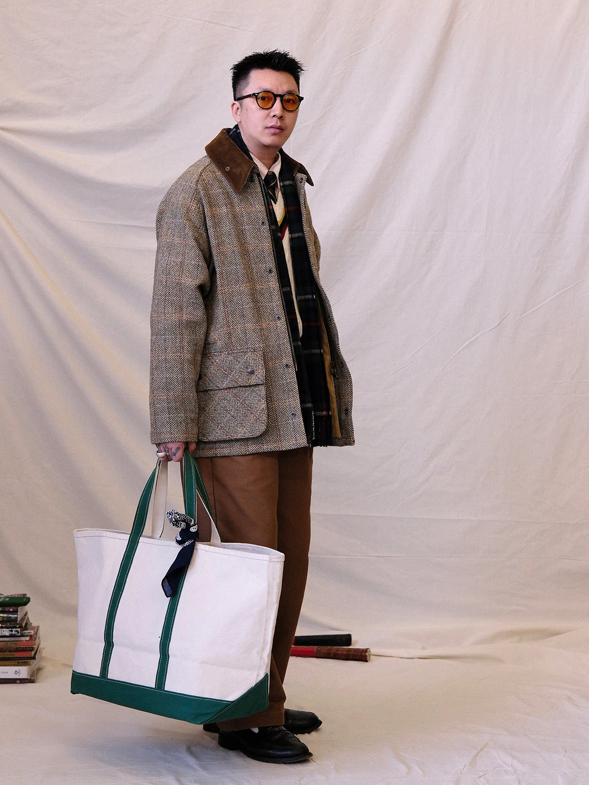 Vintage Tweed Coat - Image 3
