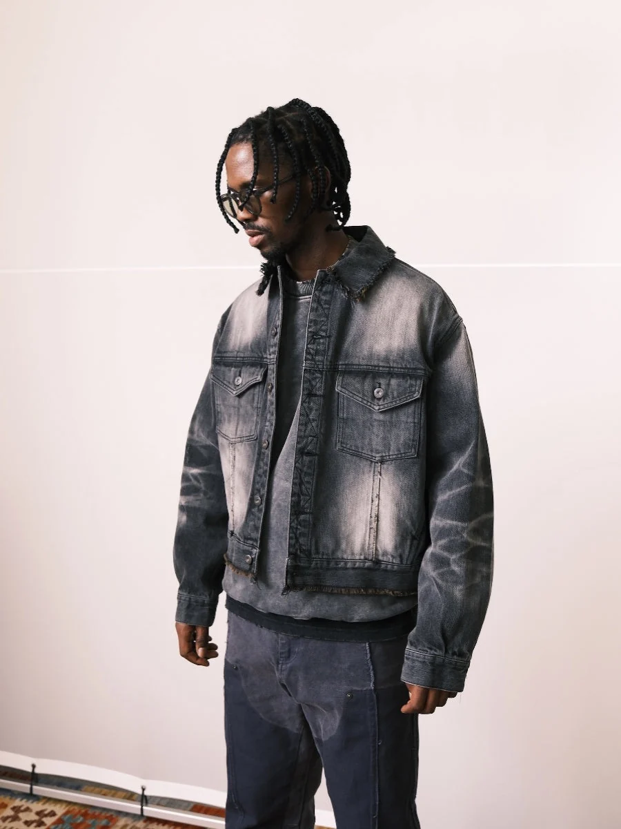 Vintage Washed Denim Jacket - Image 2