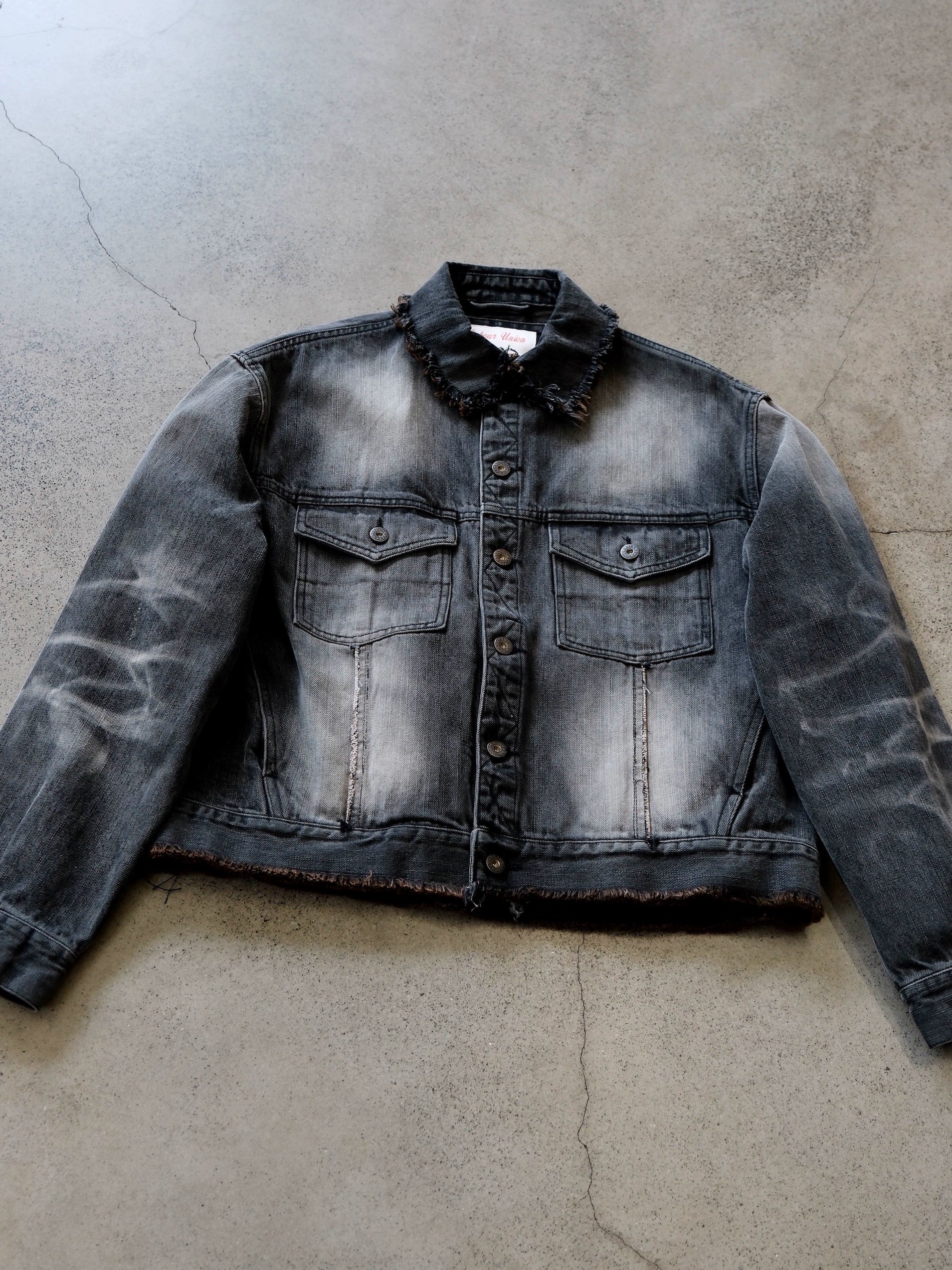 Vintage Washed Denim Jacket - Image 5