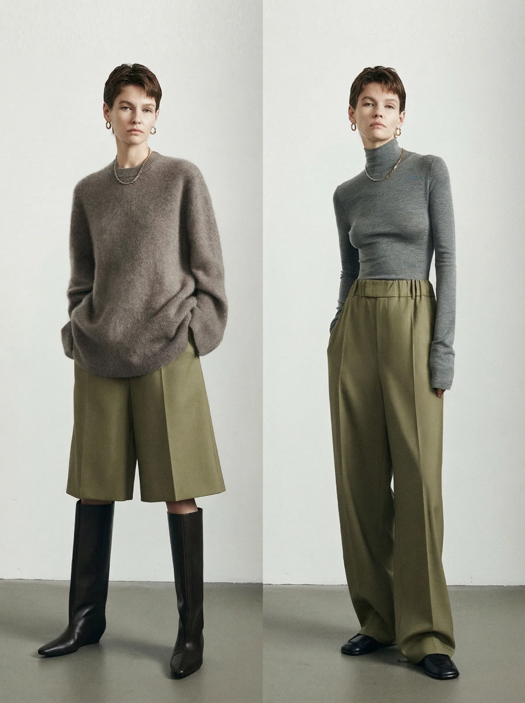 Virgin Wool Trousers - Image 2