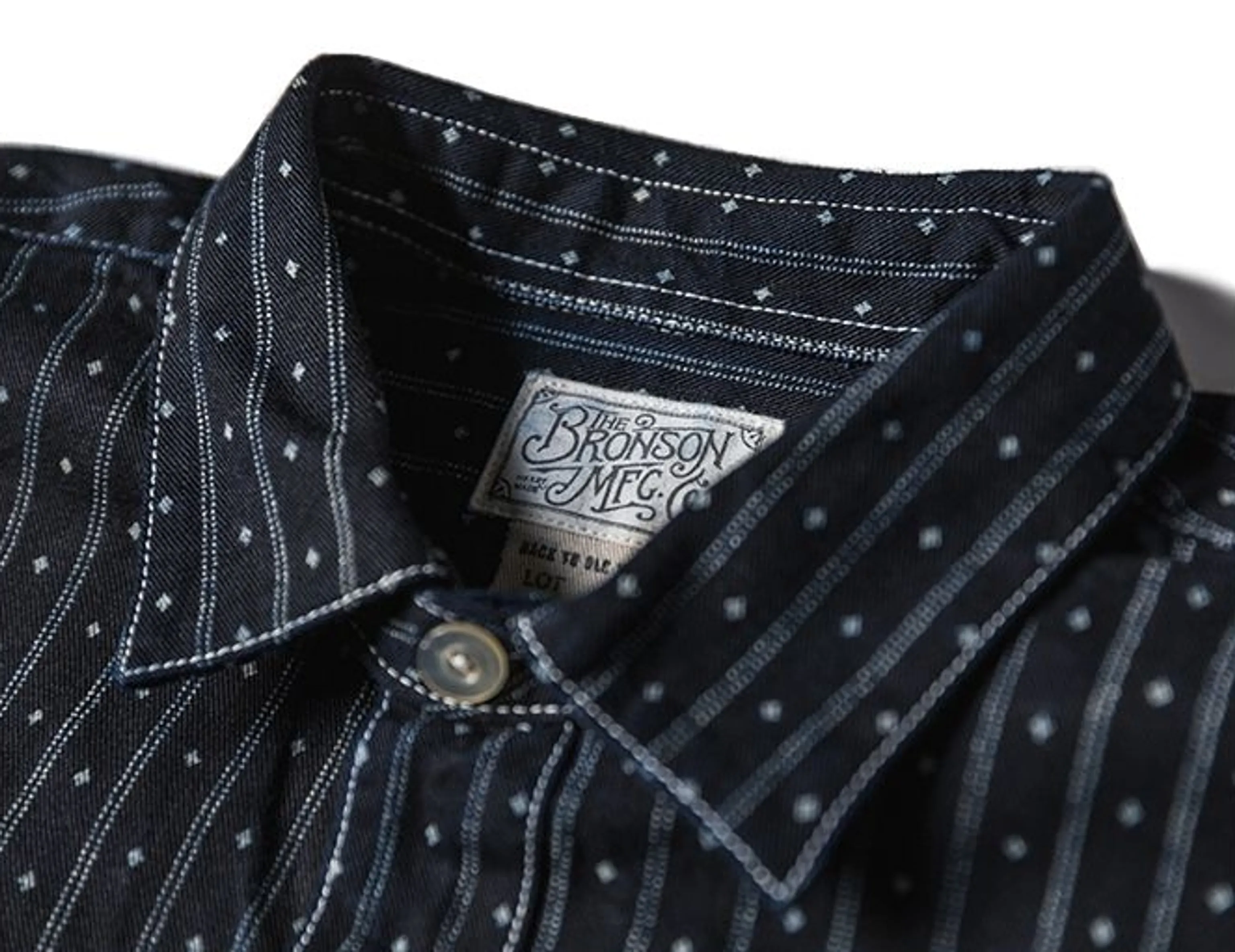 Wabash Stripe Denim Shirt - Image 4