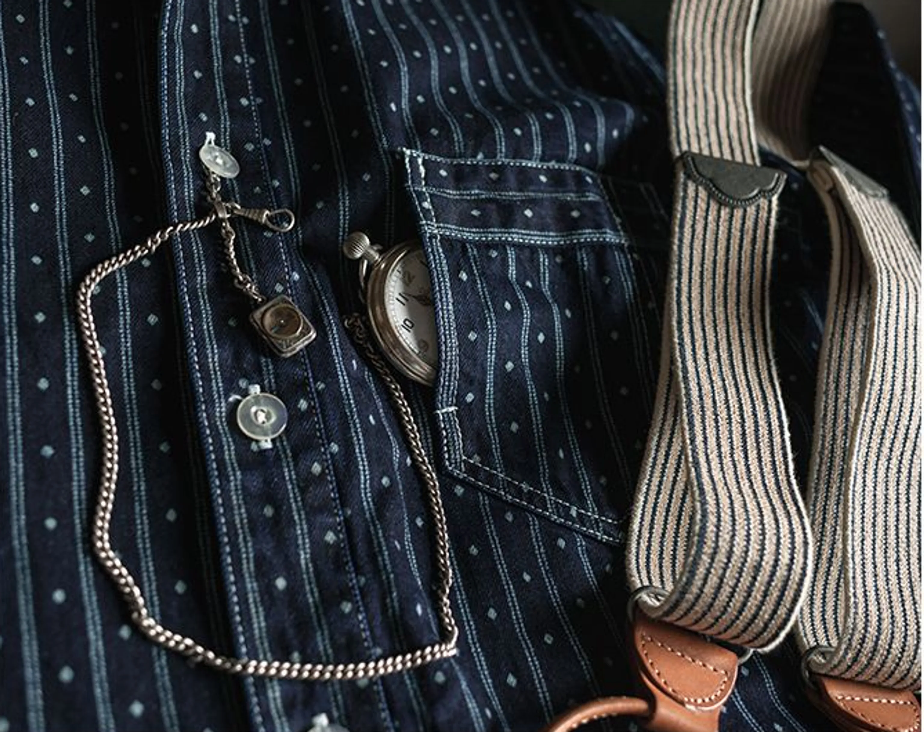 Wabash Stripe Denim Shirt - Image 5