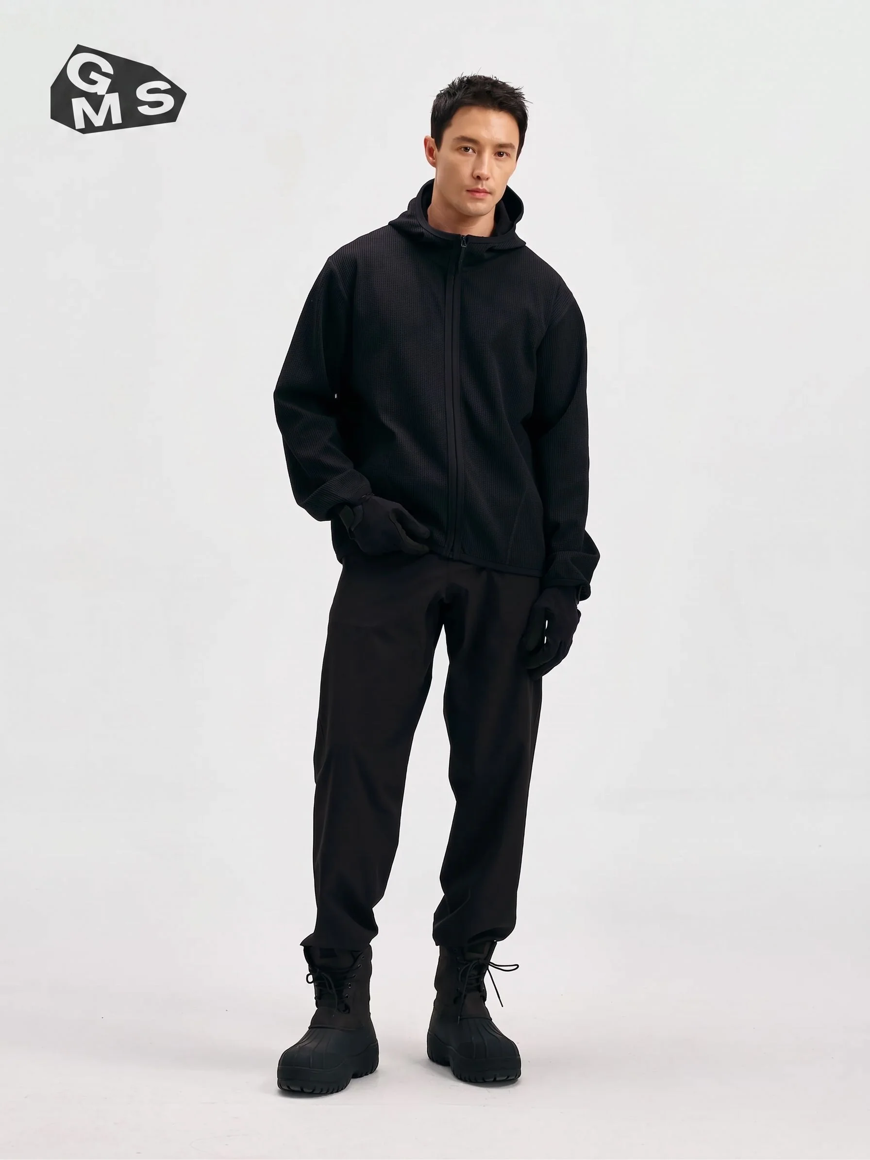 Waffle Zip Hoodie - Image 5