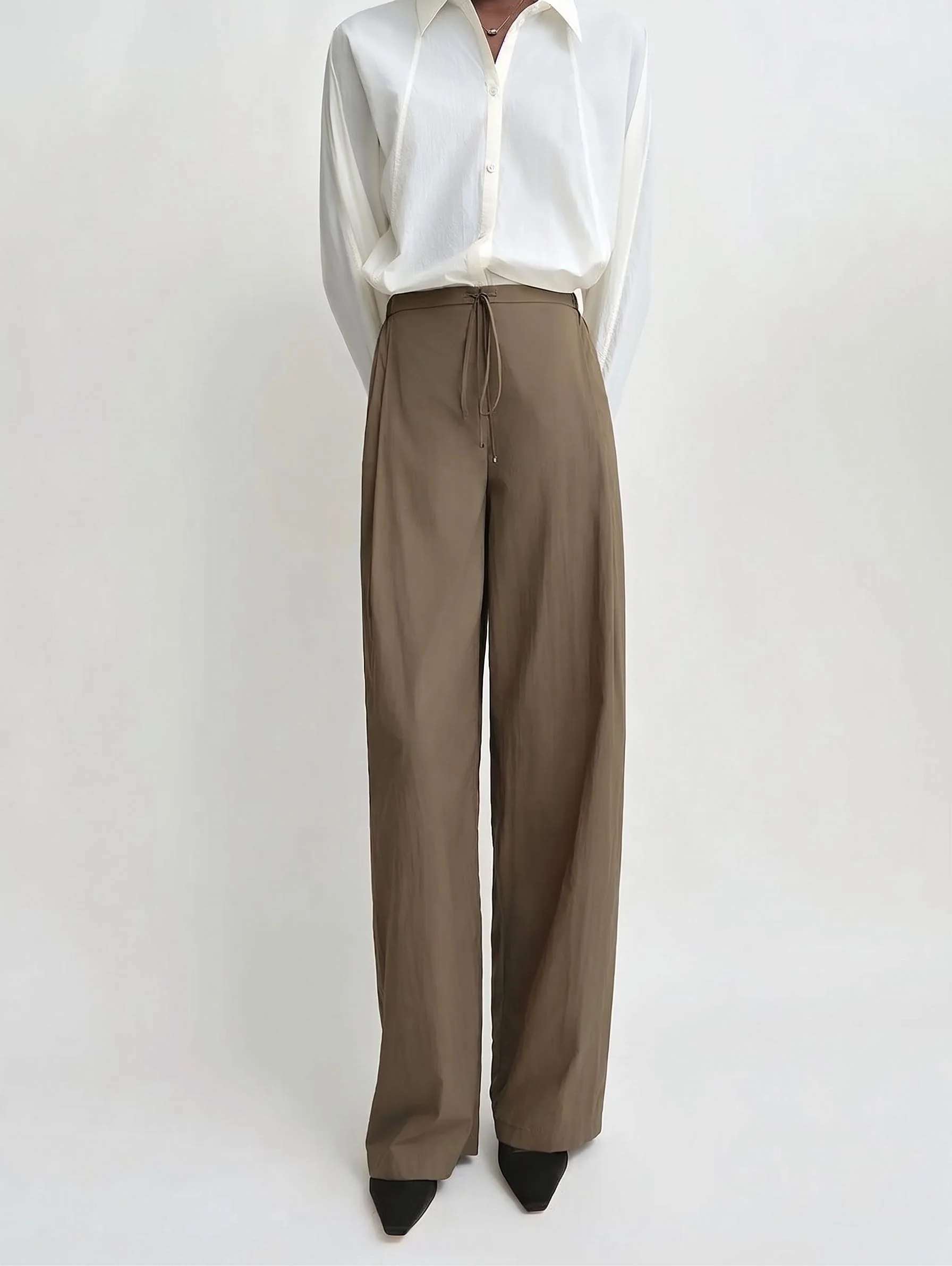 Waist-Cinch Batwing Shirt - Image 10