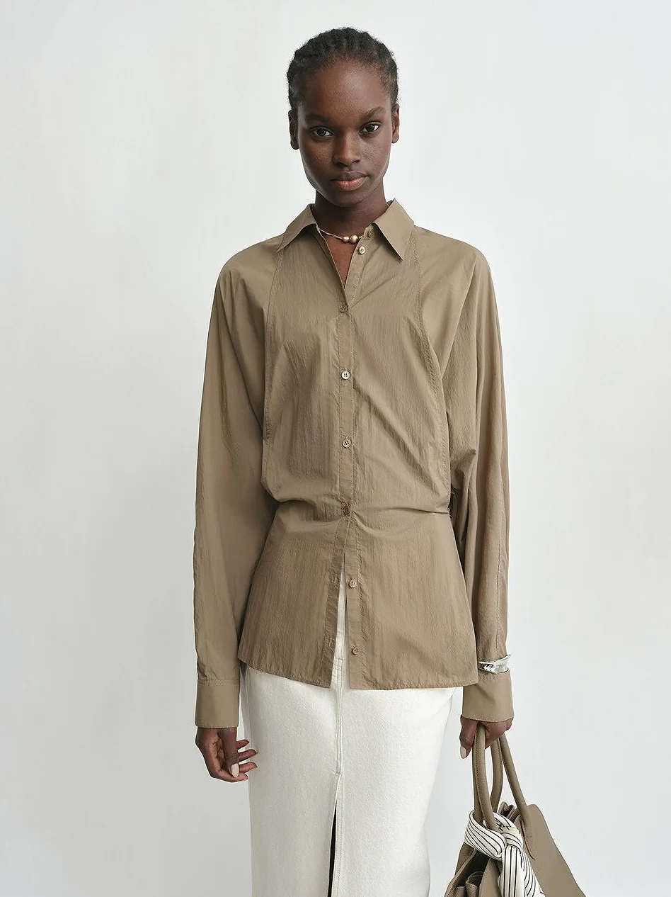 Waist-Cinch Batwing Shirt - Image 8