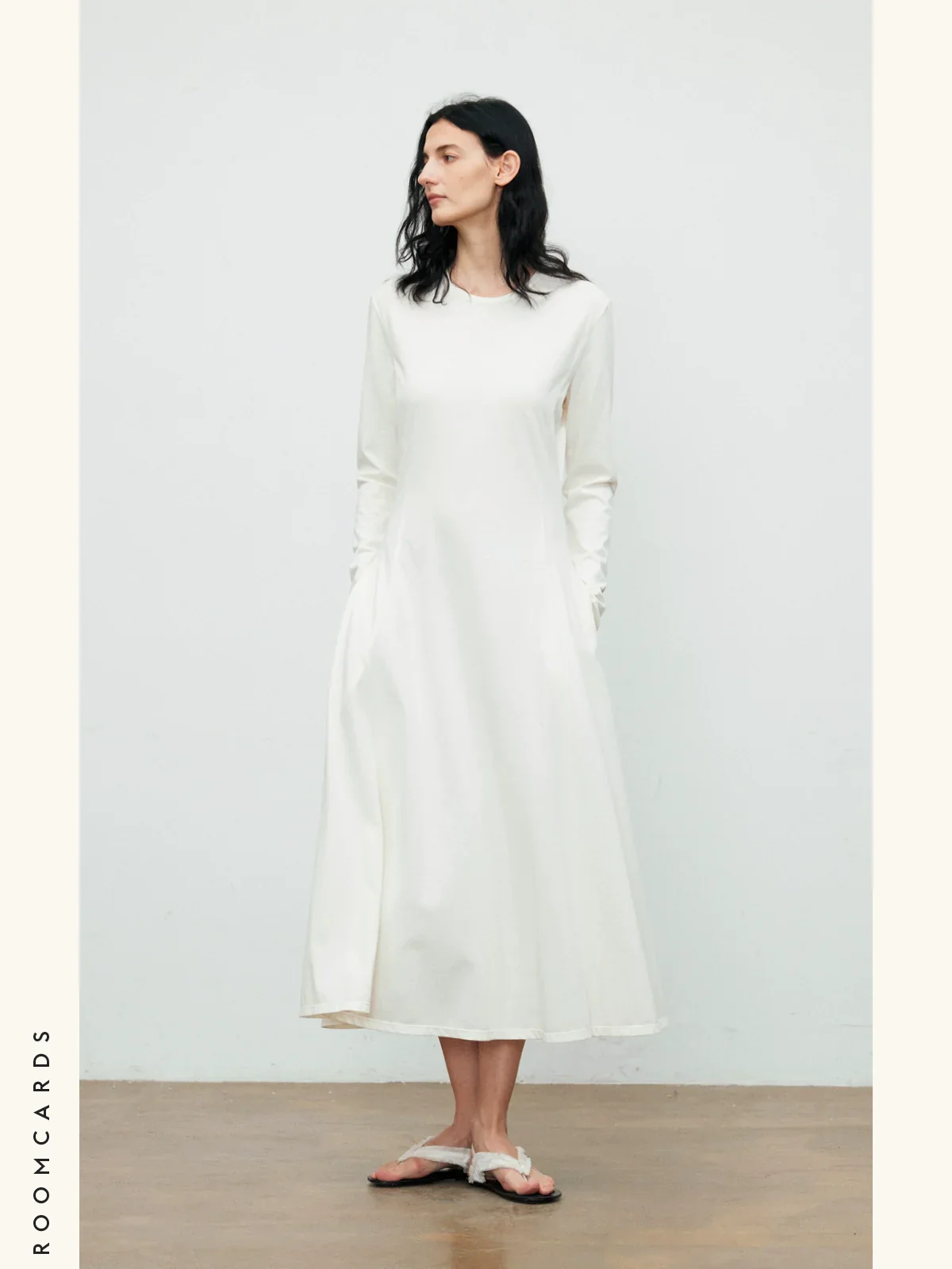 Waist-Length Knit Midi Dress - Image 2