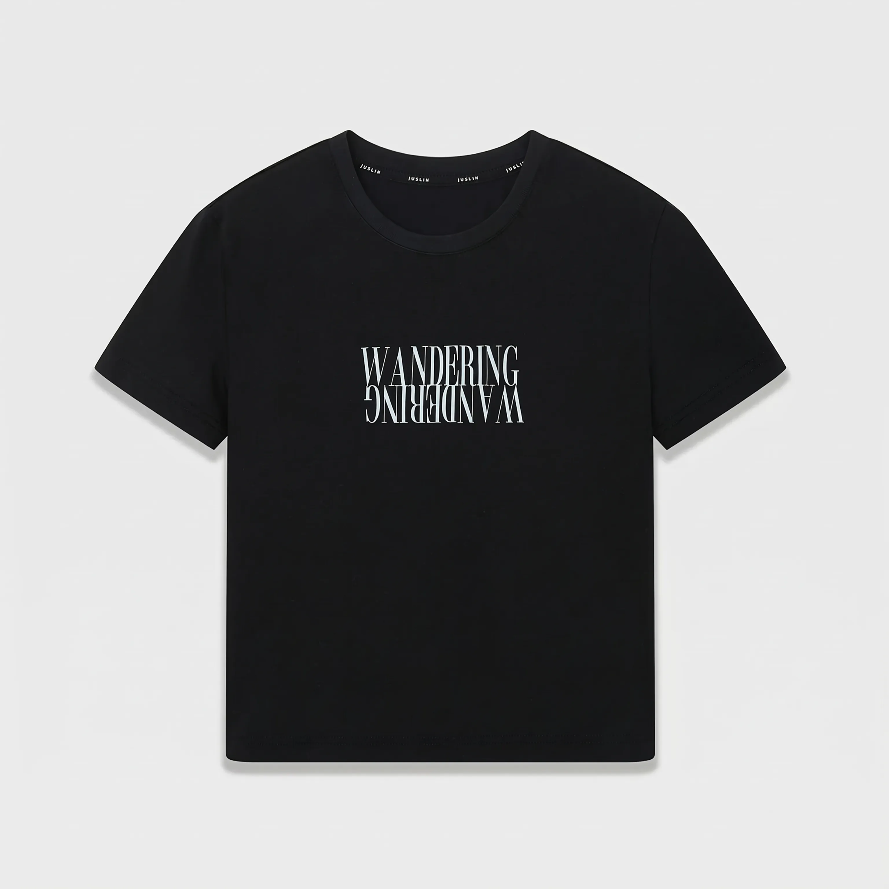 Wandering Print Cotton Tee - Image 9