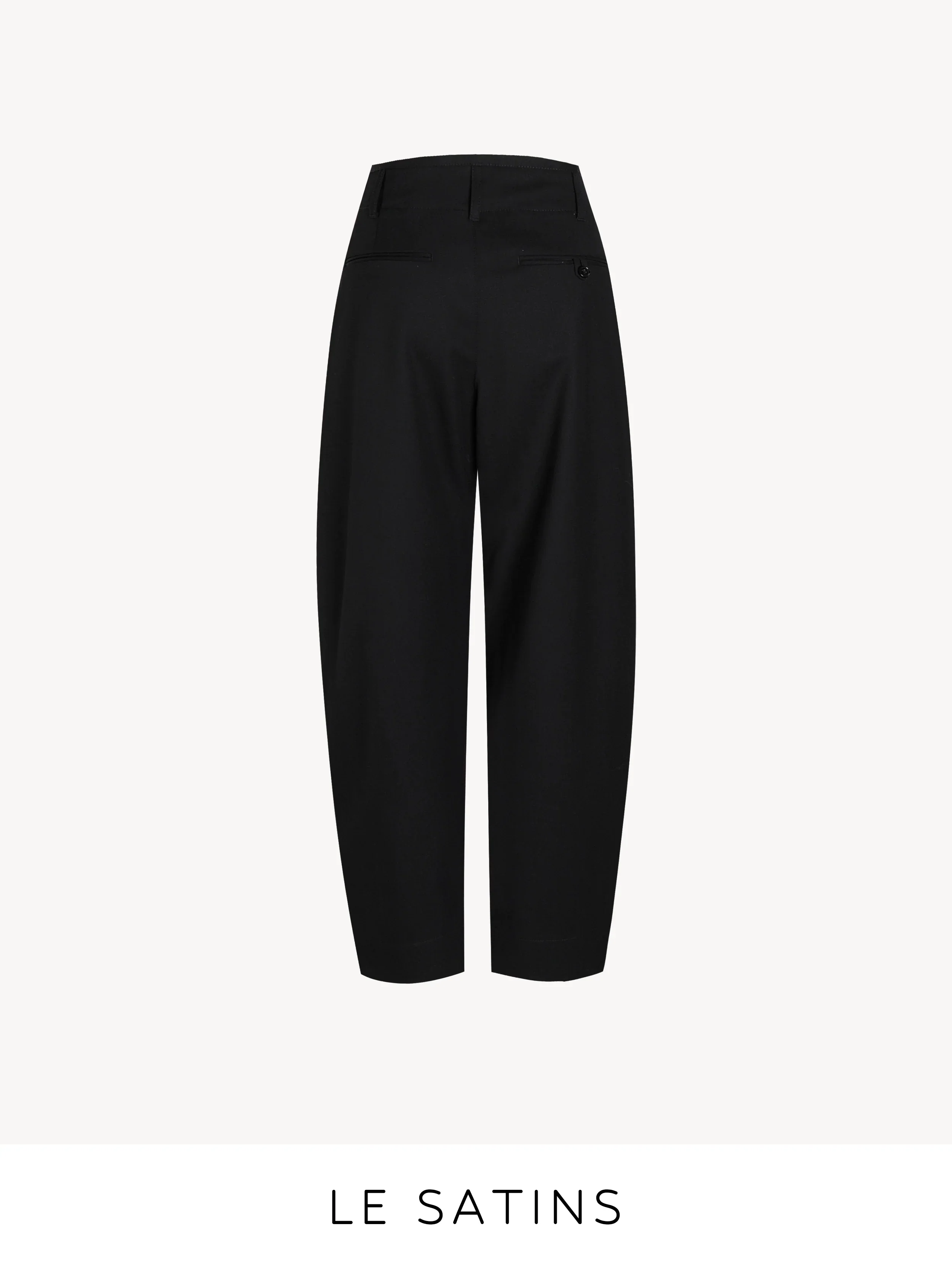 Washable Worsted Wool Curved Taper Trousers - Image 7