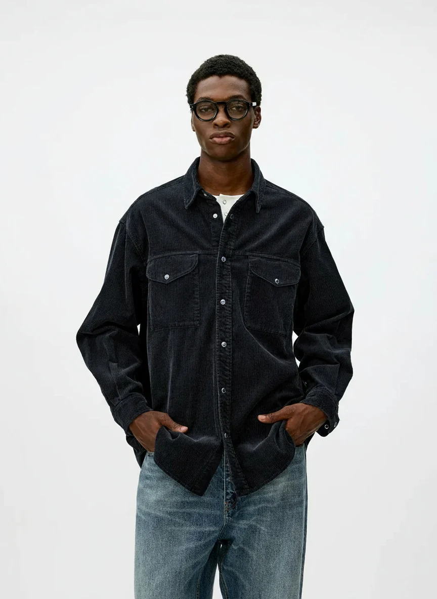 Washed 11-Wale Corduroy Overshirt