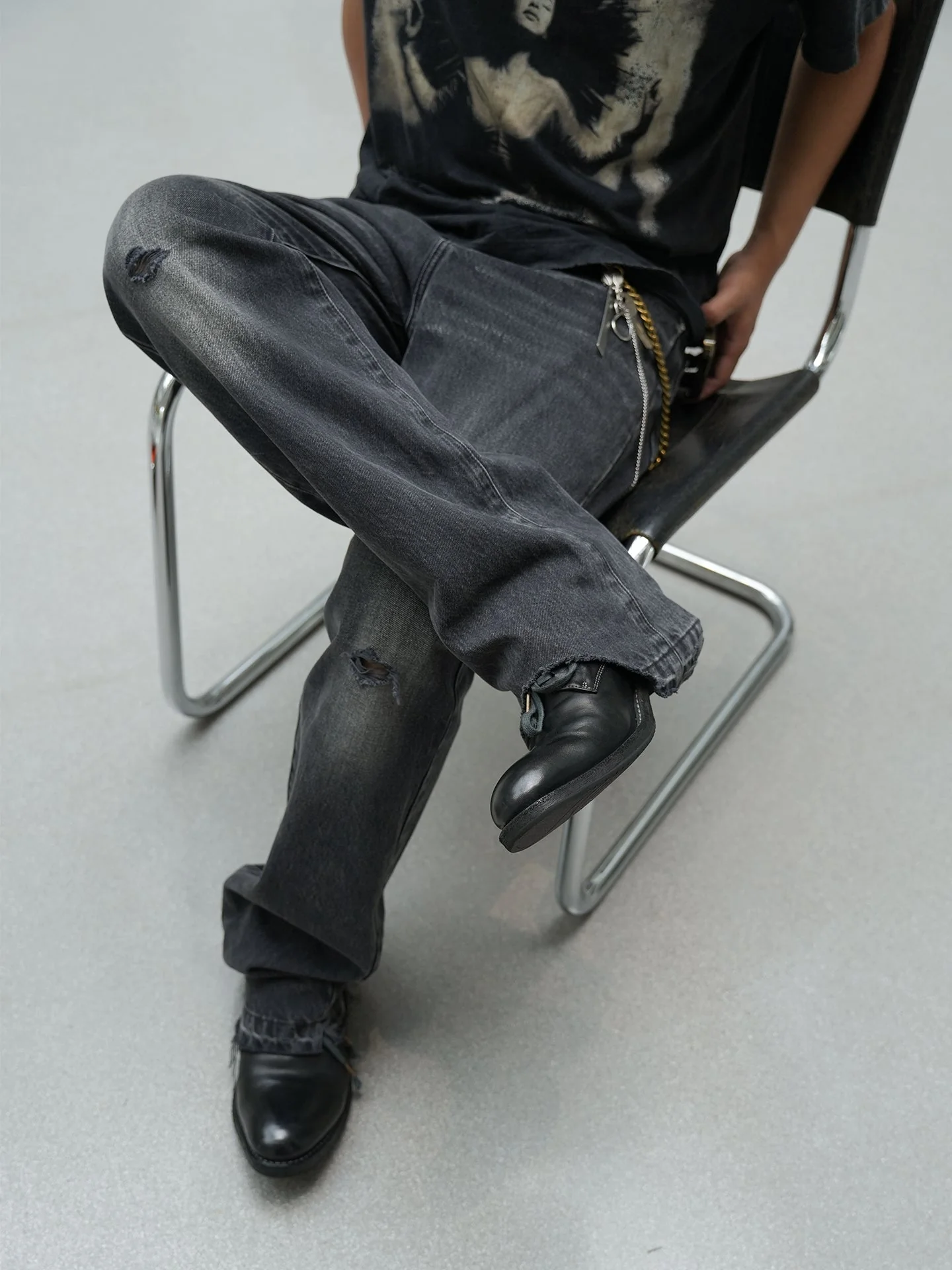 Washed Black Jeans