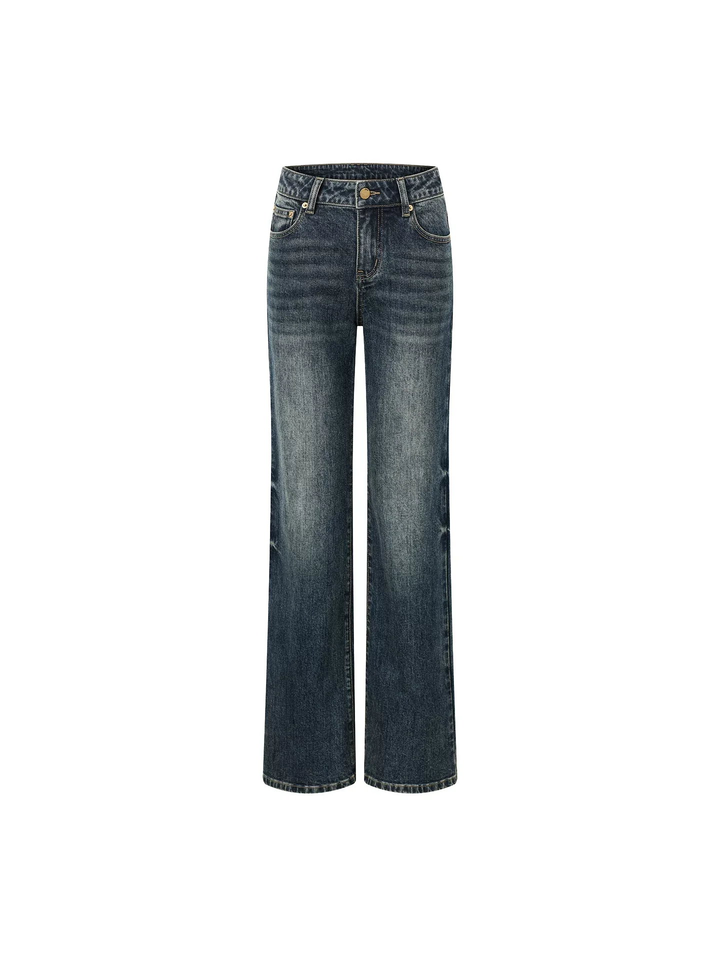 Washed Bootcut Jeans - Image 2