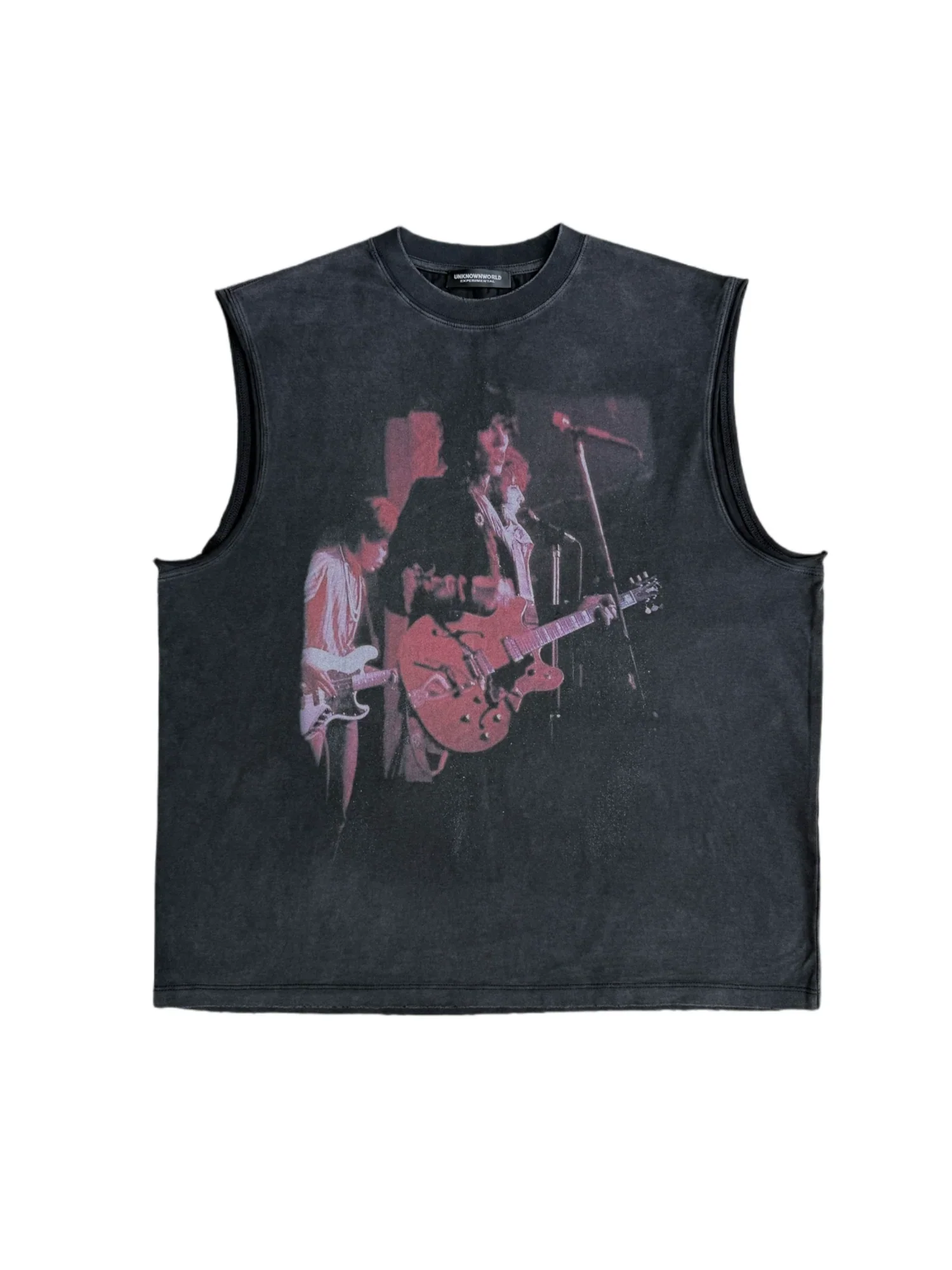Washed Concert Graphic Muscle Tank