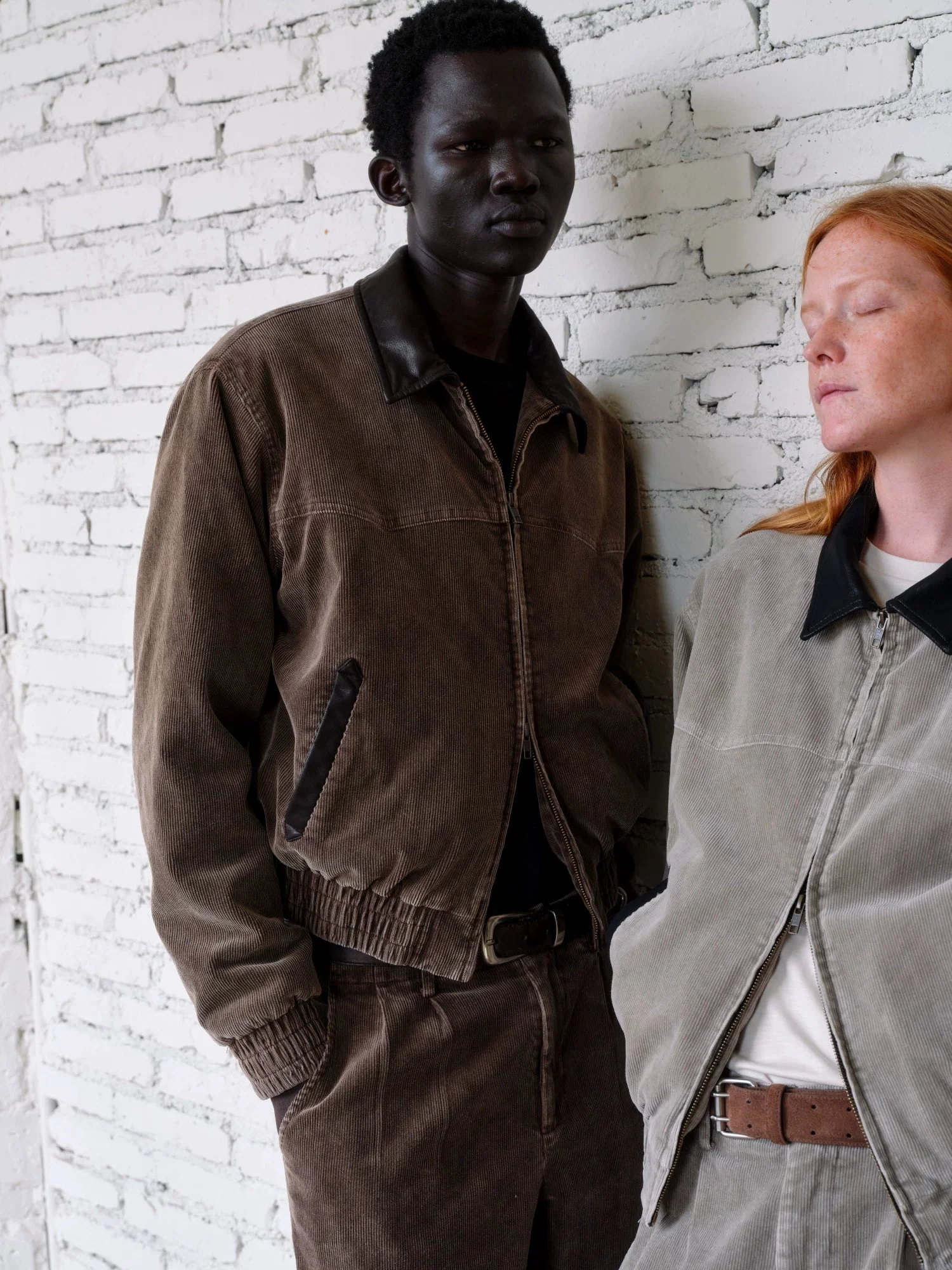 Washed Corduroy Western Zip Jacket - Image 3